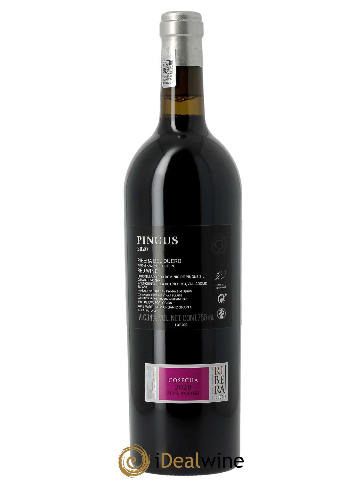 Ribera Del Duero Pingus Dominio de Pingus - Peter Sisseck 2020 - Posten von 1 Flasche - 1