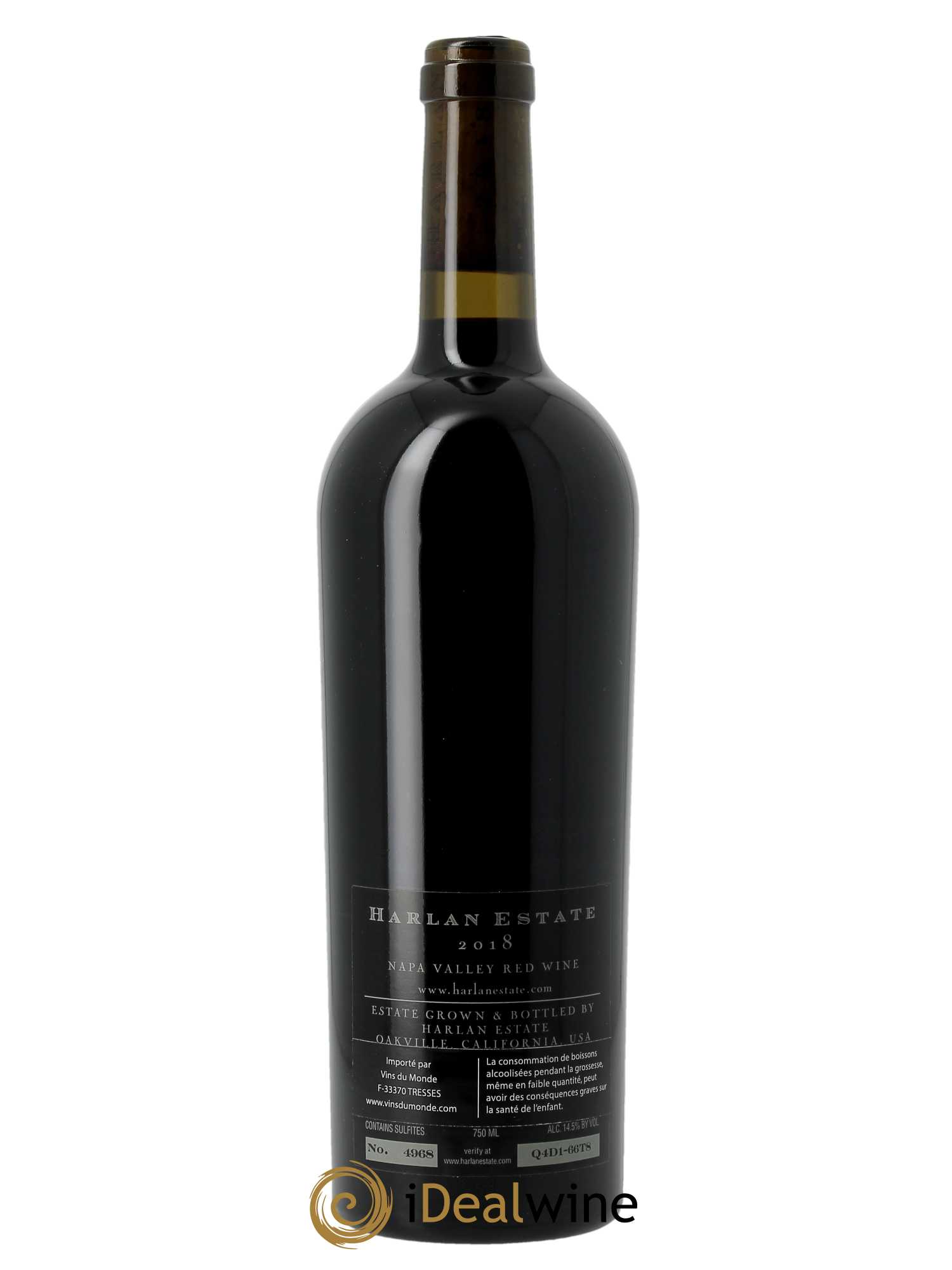 Napa Valley Harlan Estate 2018 - Lot of 1 bottle - 1