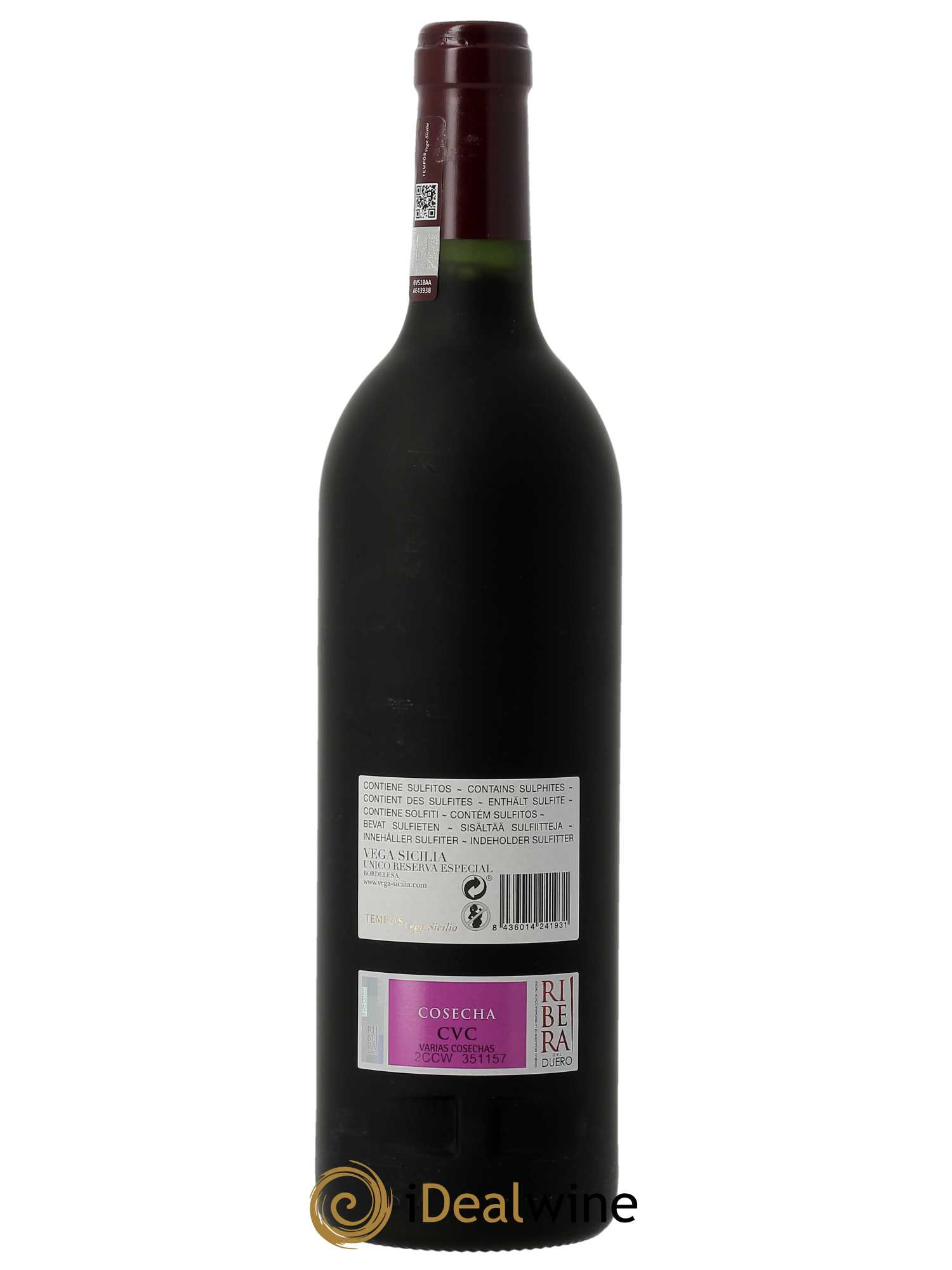 Ribera Del Duero DO Unico Reserva Especial Famille Alvarez - Lot of 1 bottle - 1