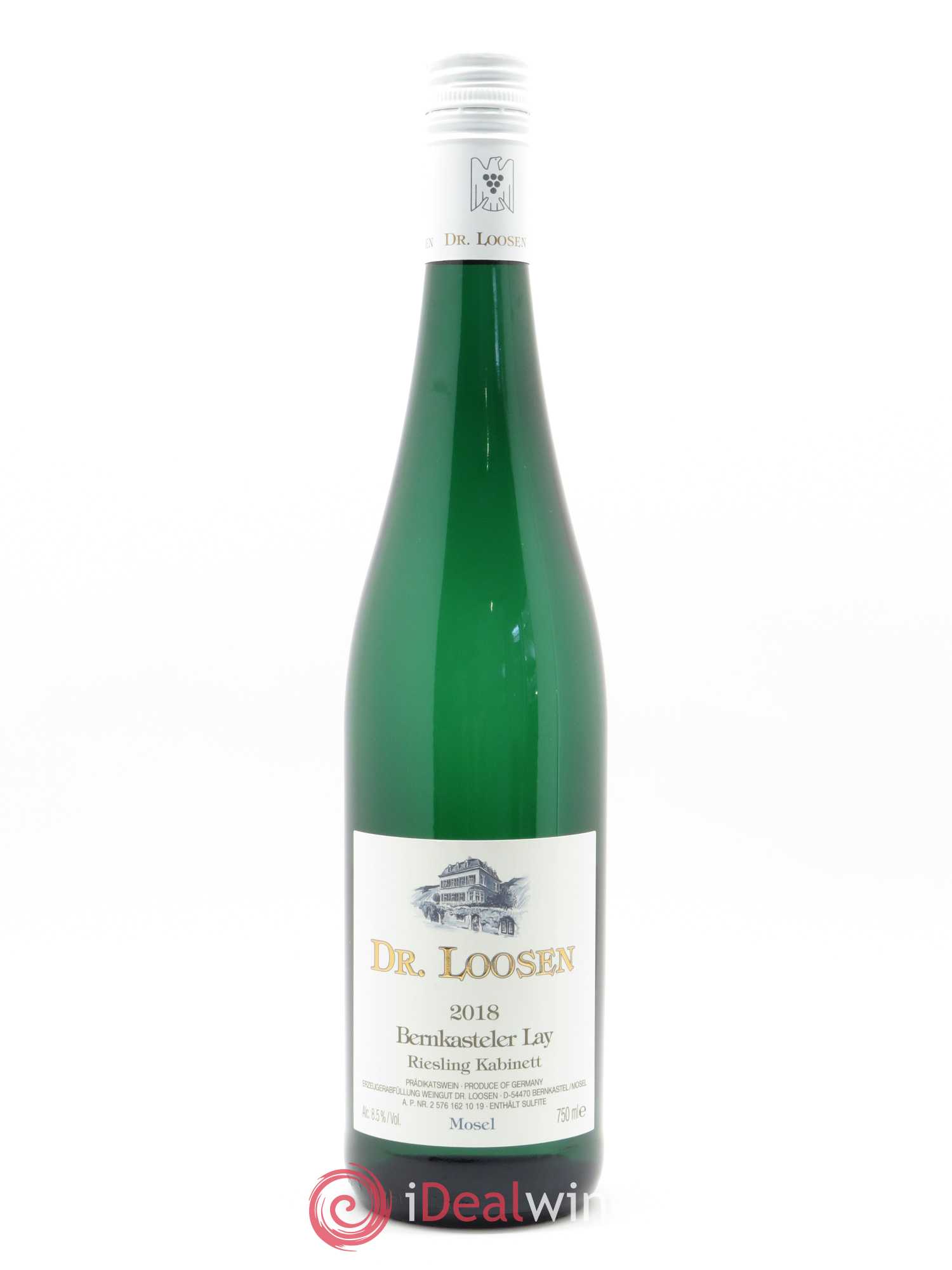 Riesling Dr. Loosen Bernkasteler Lay Kabinett 2018 - Lot de 1 bouteille - 0