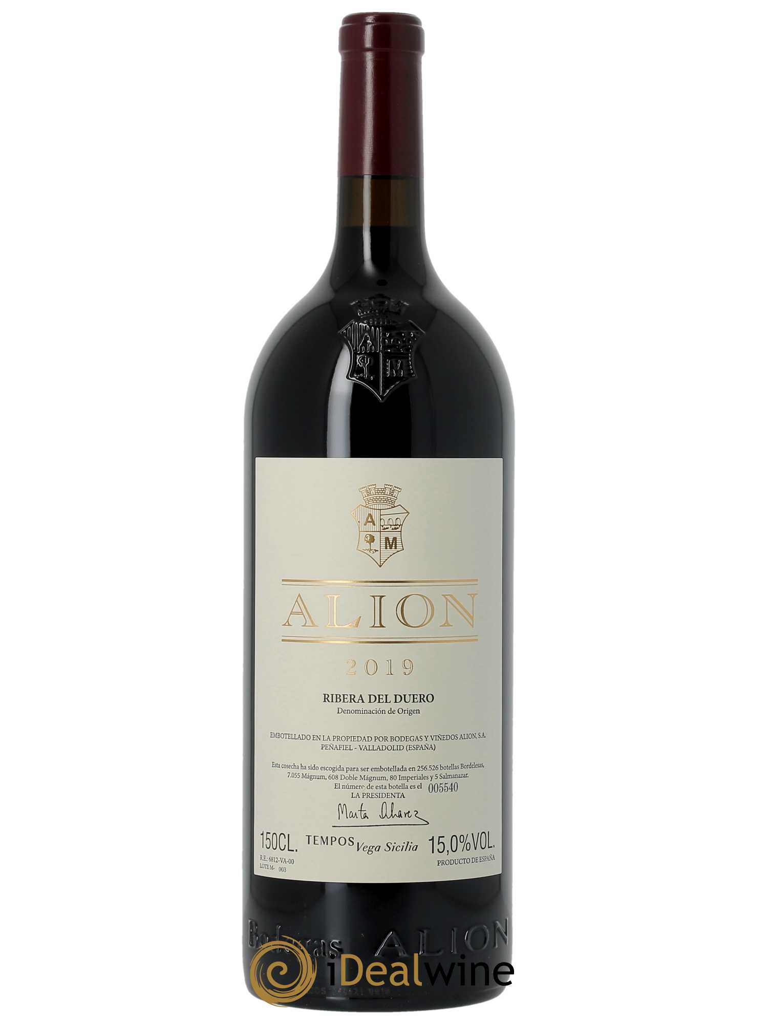 Ribera Del Duero DO Vega Sicilia Alion Famille Alvarez 2019 - Lot of 1 magnum - 1