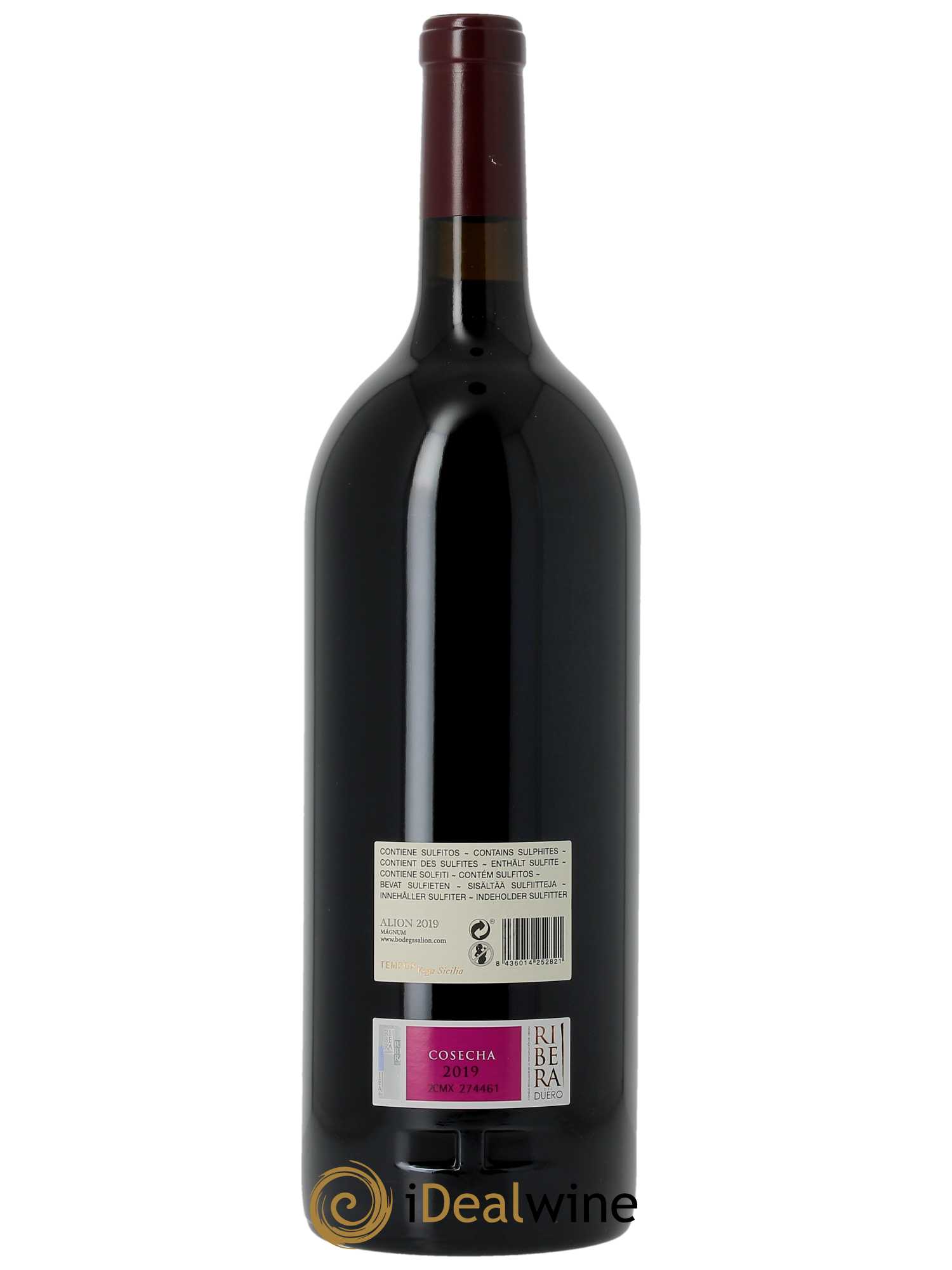 Ribera Del Duero DO Vega Sicilia Alion Famille Alvarez 2019 - Lot of 1 magnum - 2