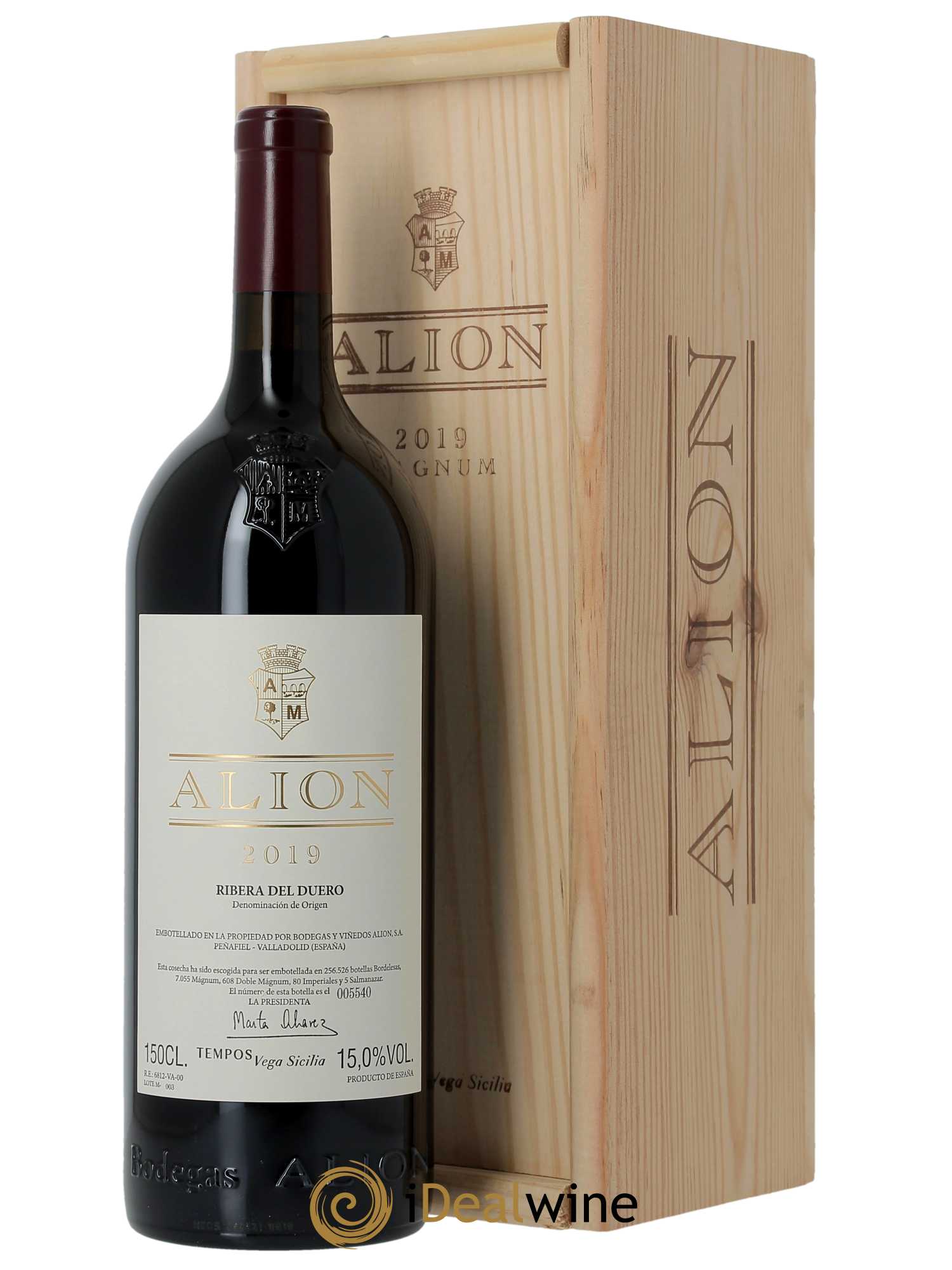 Ribera Del Duero DO Vega Sicilia Alion Famille Alvarez 2019 - Lot of 1 magnum - 0