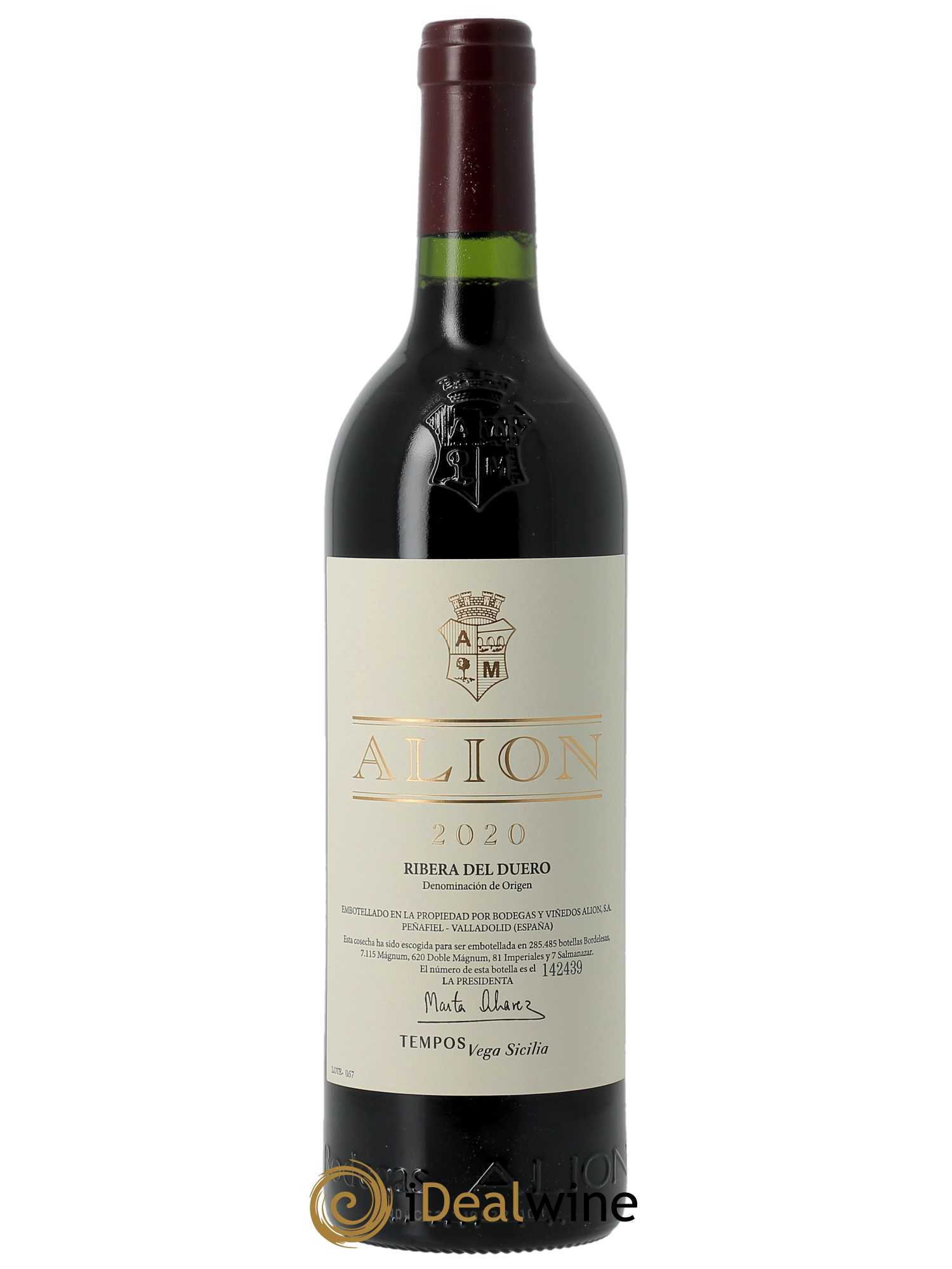 Ribera Del Duero DO Vega Sicilia Alion Famille Alvarez 2020 - Lot of 1 bottle - 0