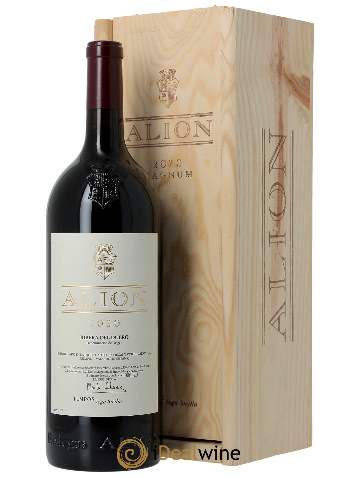 Ribera Del Duero DO Vega Sicilia Alion Famille Alvarez 2020 - Lot of 1 magnum - 0