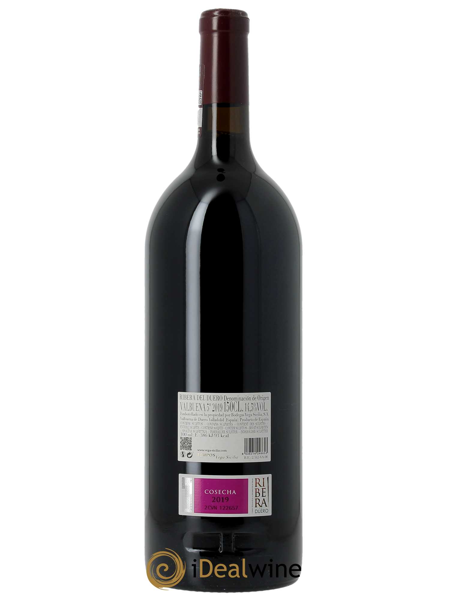 Ribera Del Duero DO Vega Sicilia Valbuena 5 ano Famille Alvarez 2019 - Lot de 1 magnum - 2
