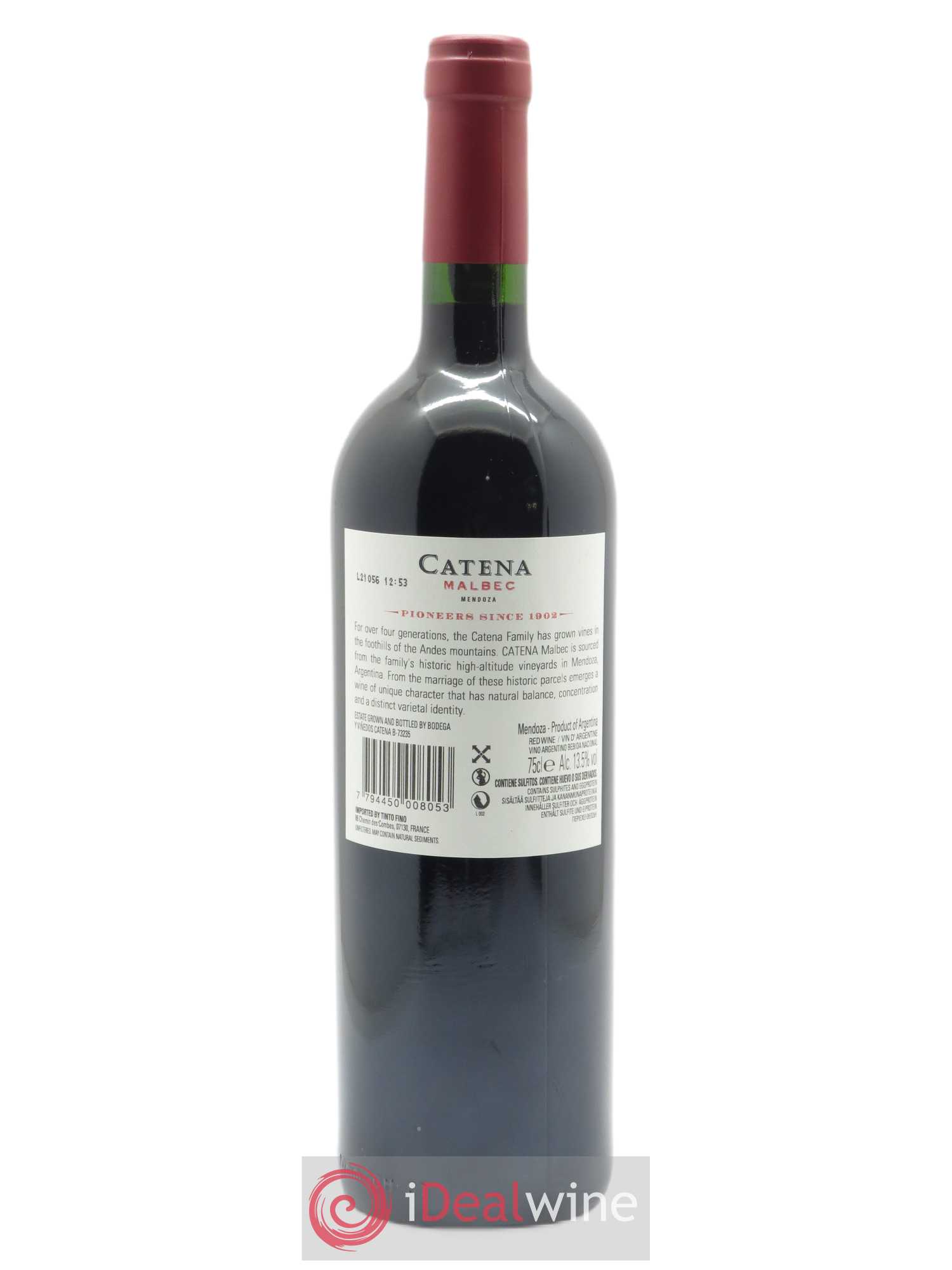 Mendoza Catena Zapata Malbec 2018 - Lot de 1 bouteille - 1