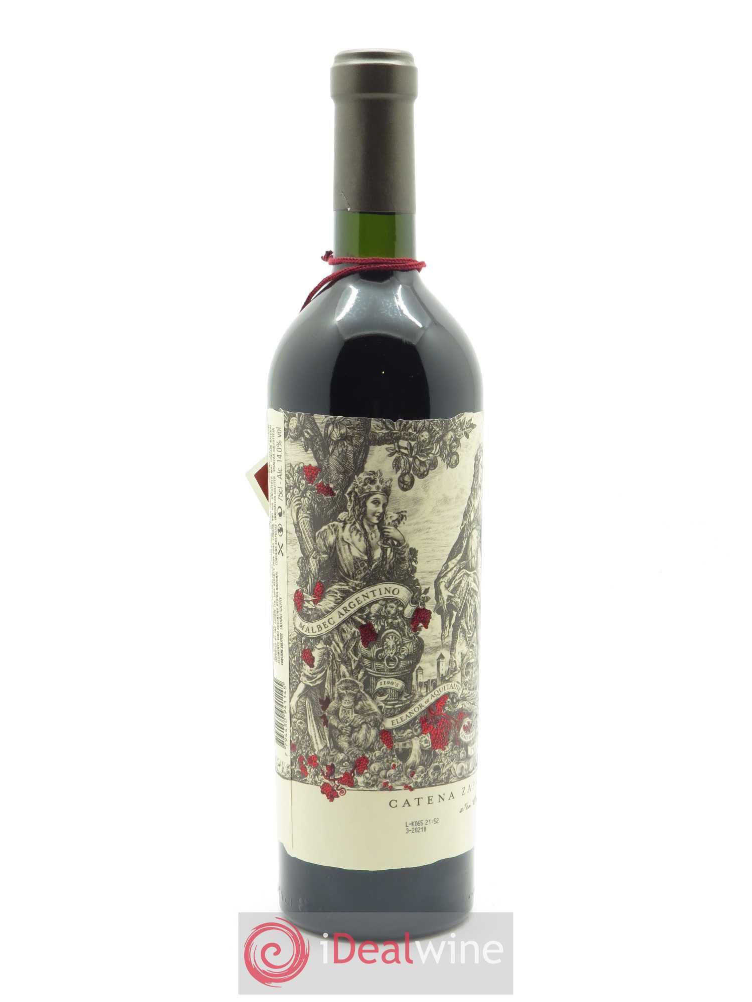 Mendoza Catena Zapata Malbec Argentino 2017 - Lot of 1 bottle - 1