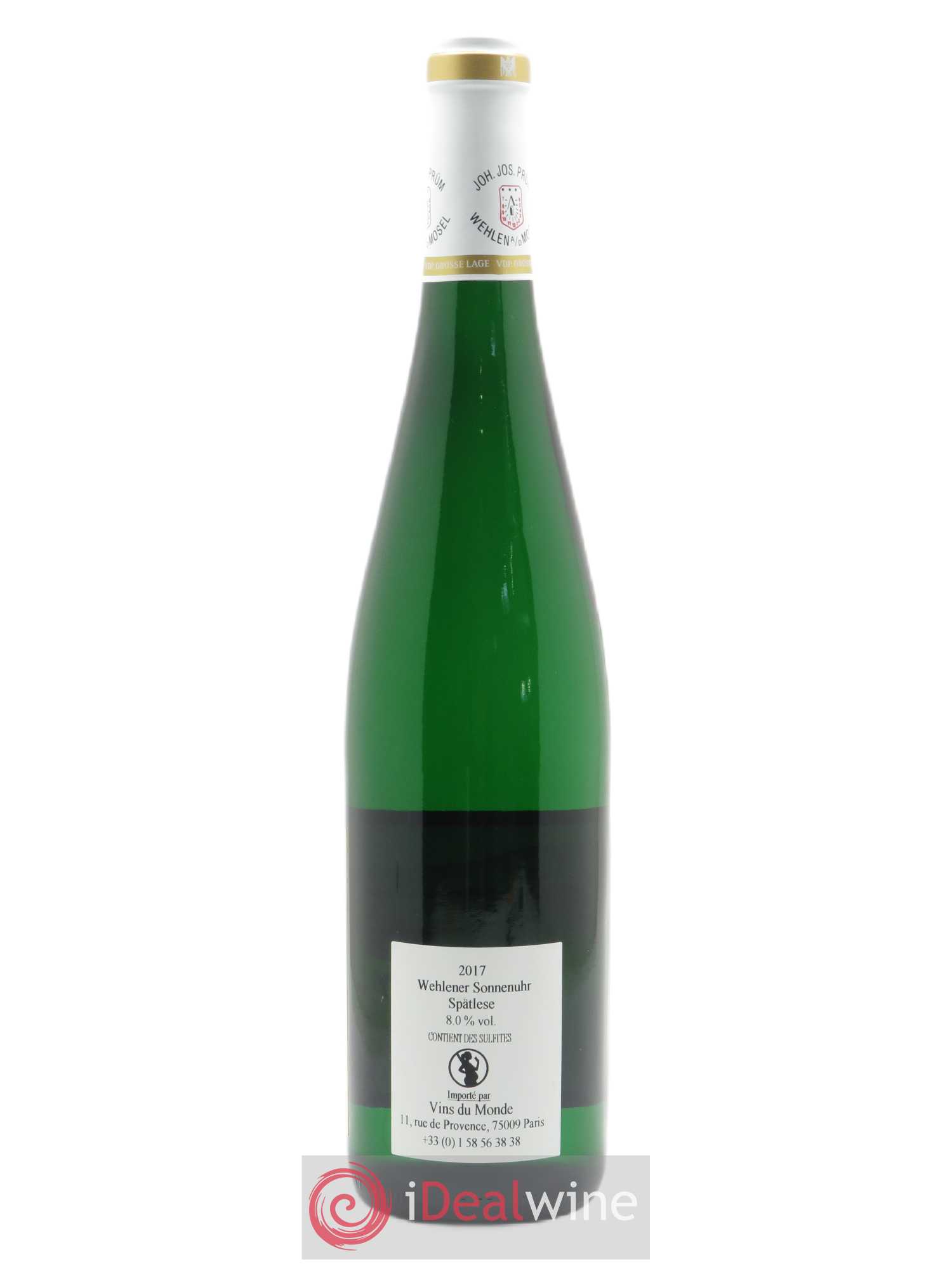 Riesling Joh. Jos. Prum Wehlener Sonnenuhr Spätlese 2017 - Lot de 1 bouteille - 2
