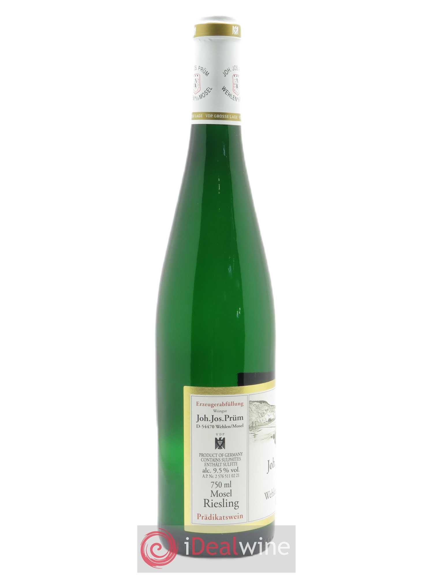 Riesling Joh. Jos. Prum Wehlener Sonnenuhr Kabinett  2019 - Lot of 1 bottle - 1