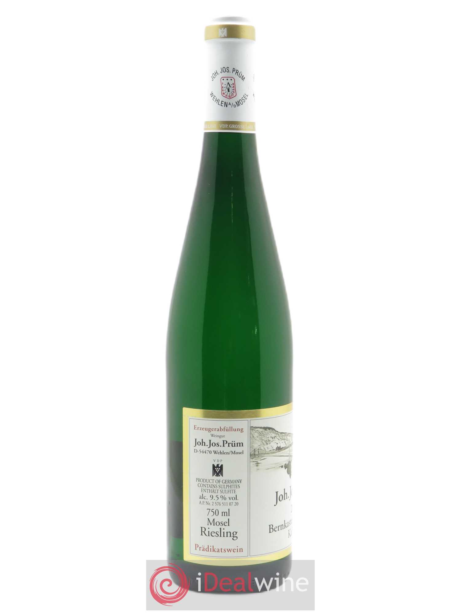 Riesling Joh. Jos. Prum Bernkasteler Badstube Kabinett 2019 - Lot de 1 bouteille - 1