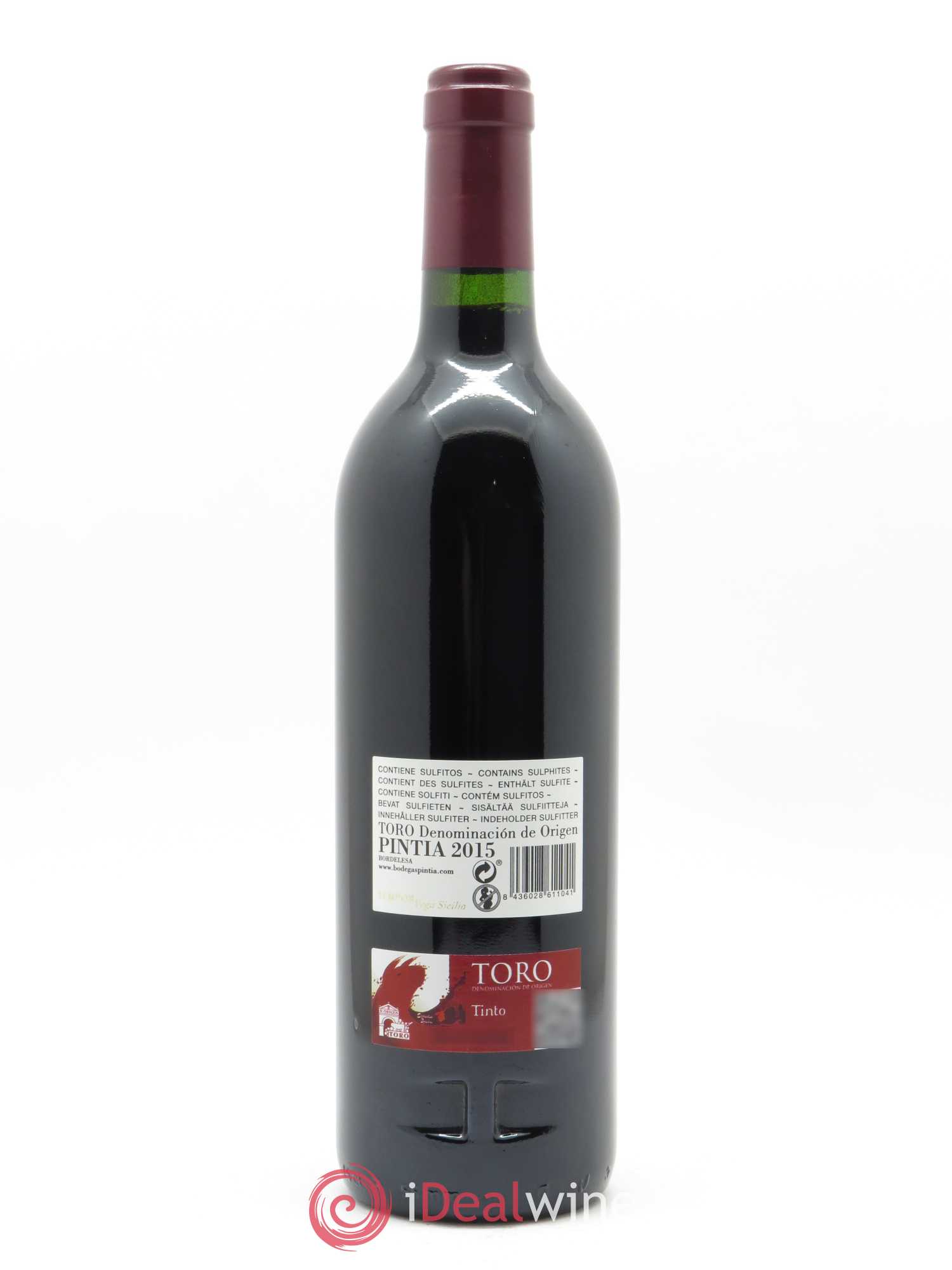 Toro DO Vega Sicilia Pintia Famille Alvarez 2015 - Lot de 1 bouteille - 1