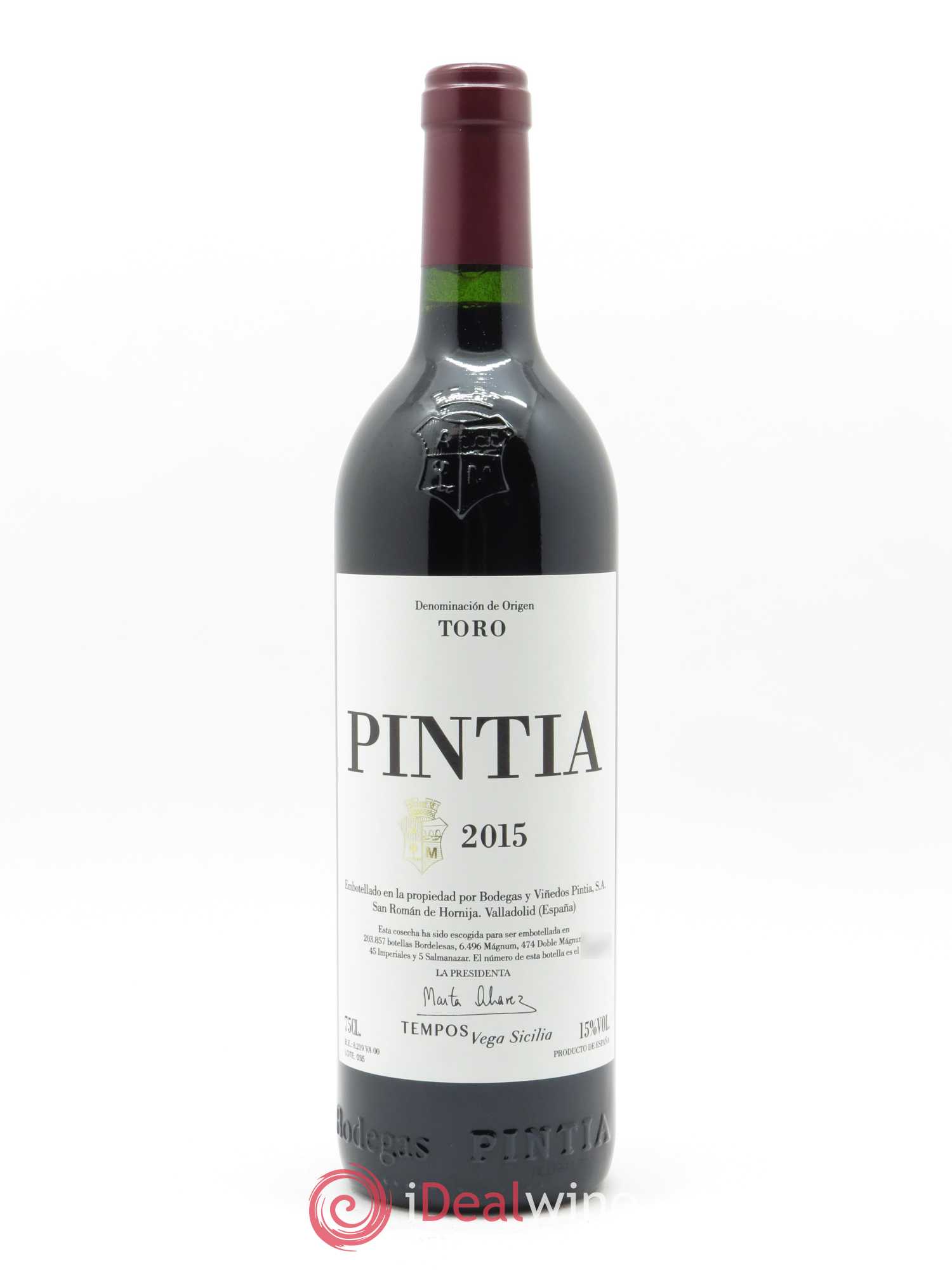 Toro DO Vega Sicilia Pintia Famille Alvarez 2015 - Lot de 1 bouteille - 0