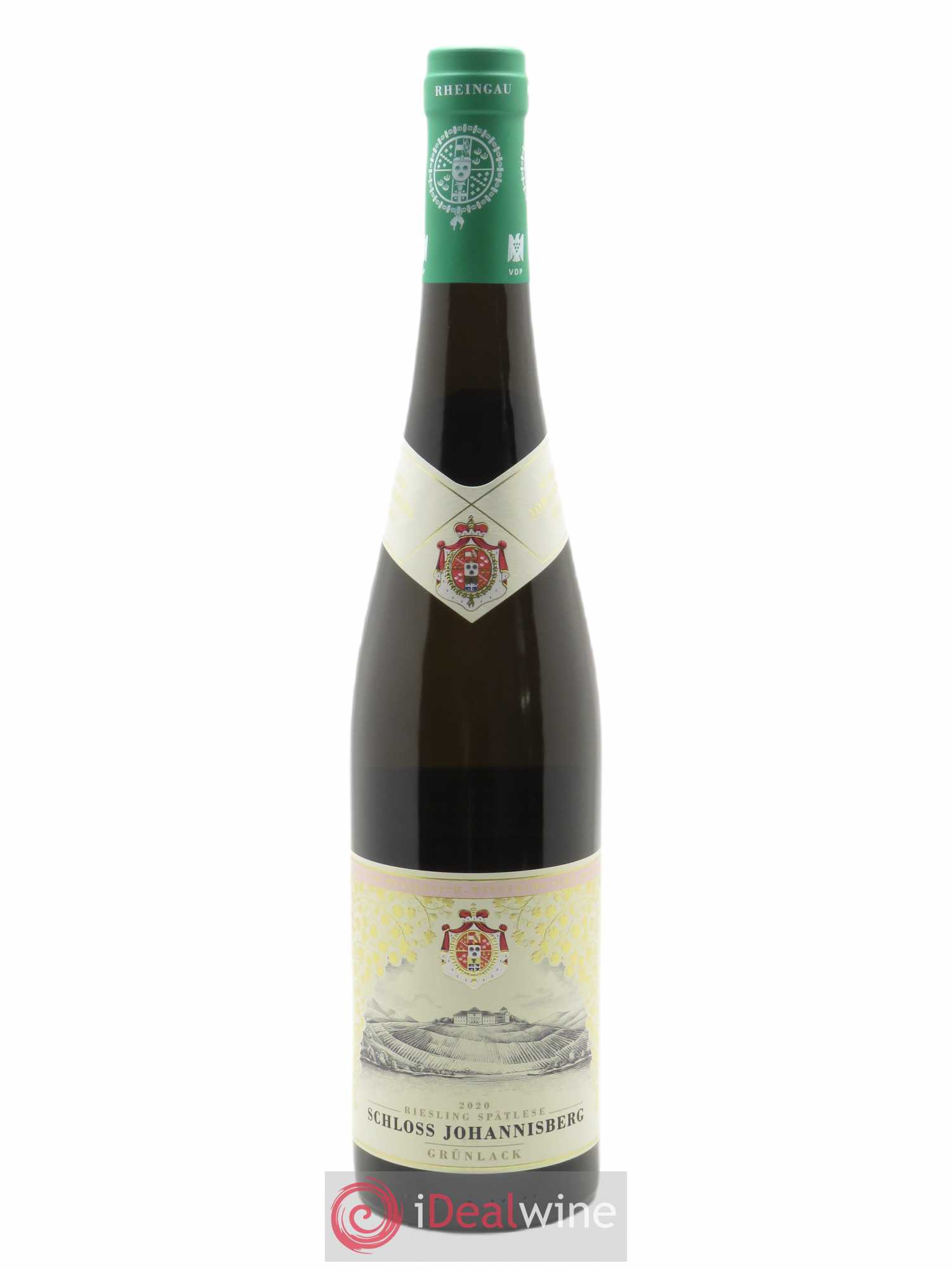Rheingau Schloss Johannisberg Grünlack Spätlese 2020 - Lot de 1 bouteille - 0