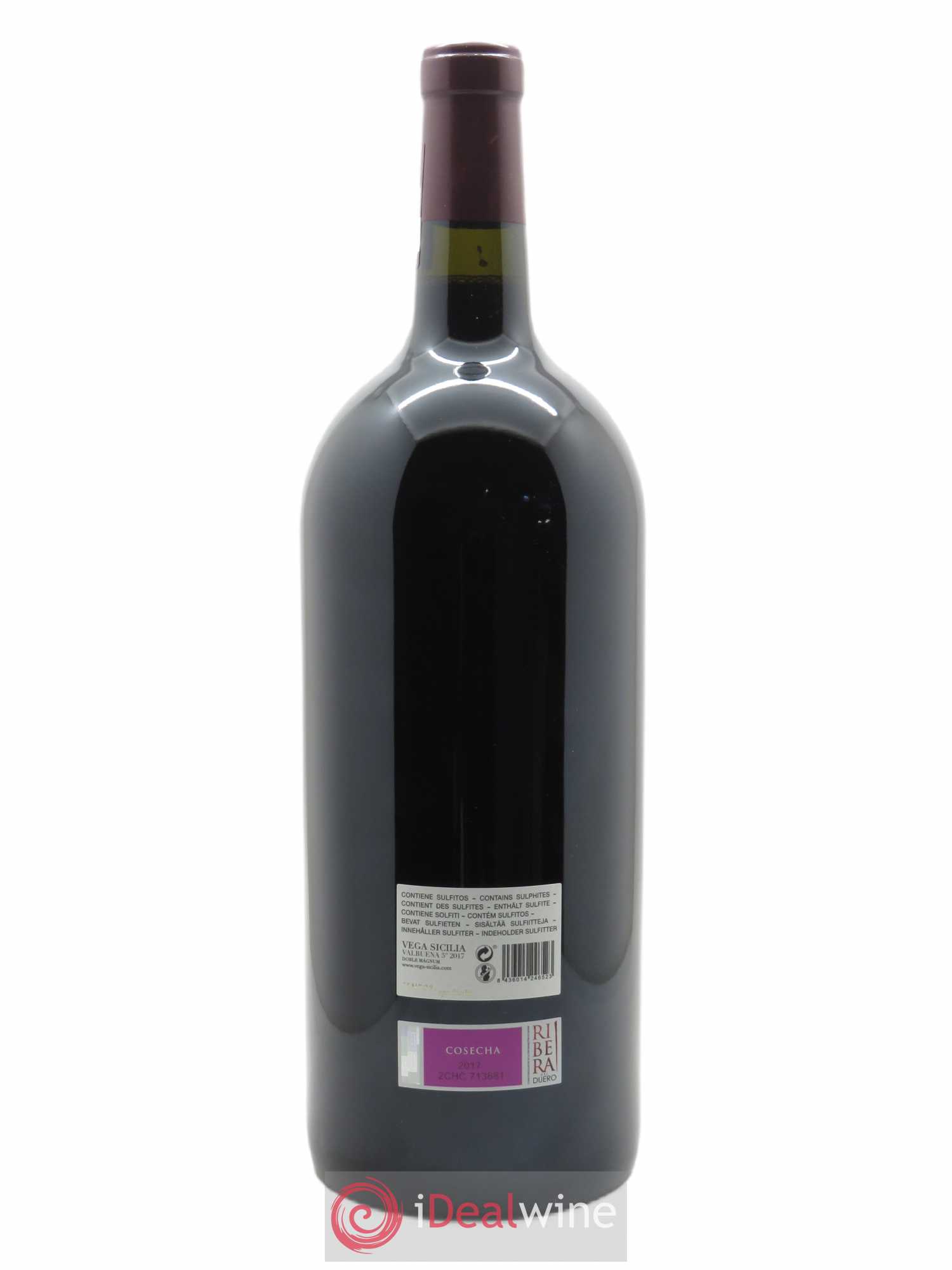 Ribera Del Duero DO Vega Sicilia Valbuena 5 ano Famille Alvarez 2017 - Lot de 1 double magnum - 1