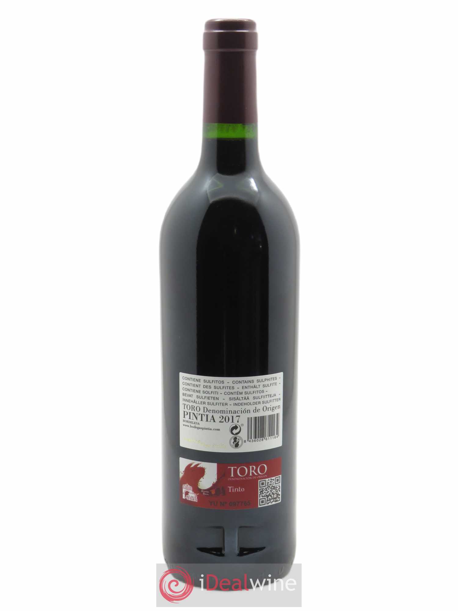 Toro DO Vega Sicilia Pintia Famille Alvarez 2017 - Lot de 1 bouteille - 1