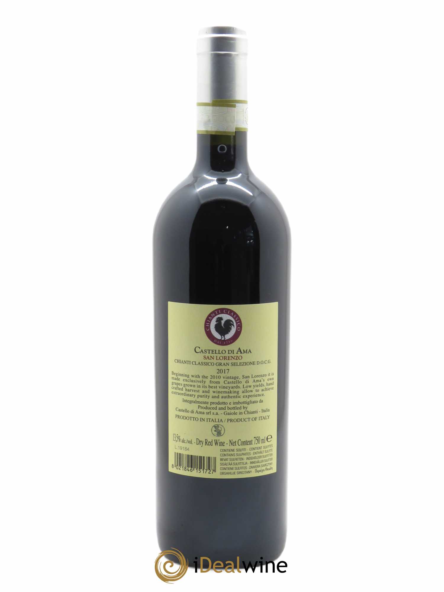 Chianti Classico Gran Selezione DOCG Castello di Ama San Lorenzo 2017 - Posten von 1 Flasche - 1