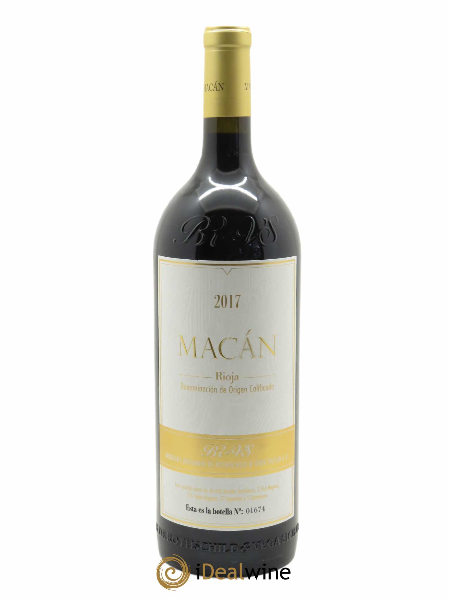 Rioja DOCa Macan Benjamin de Rothschild & Vega Sicilia S.A 2017 - Lot of 1 magnum - 1