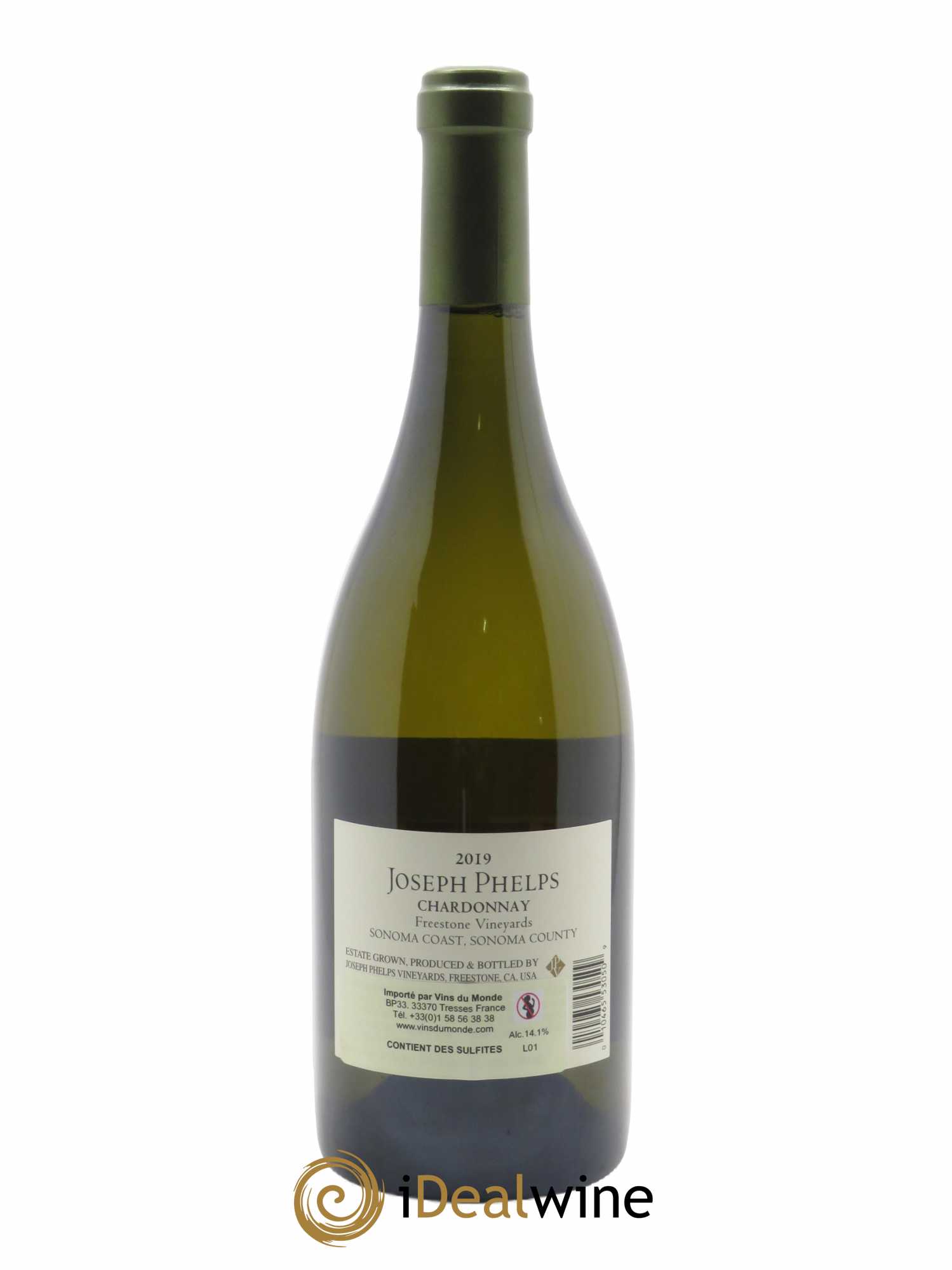 Sonoma Freestone Chardonnay Joseph Phelps 2019 - Lot of 1 bottle - 1