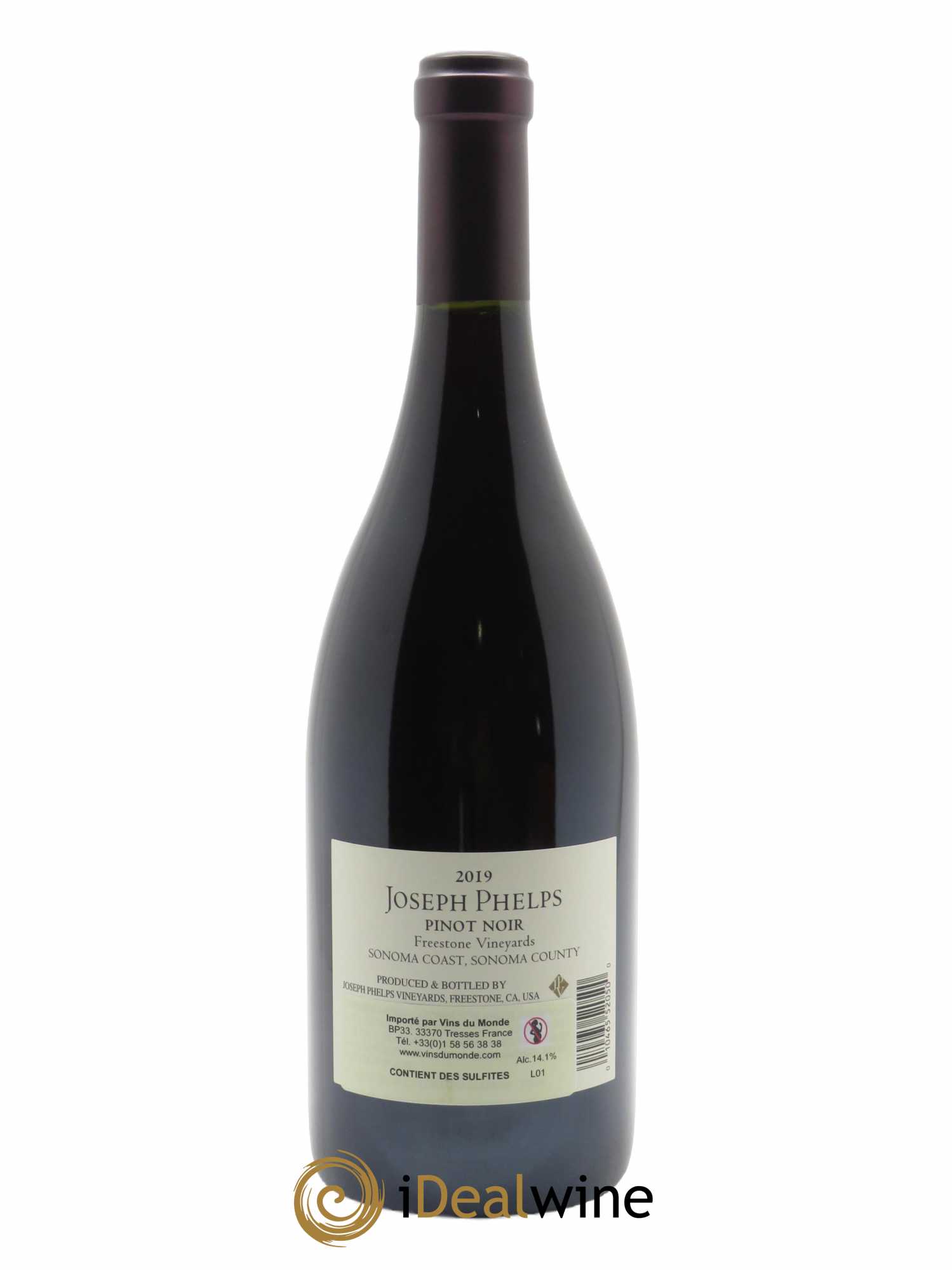 Sonoma Freestone Pinot noir Joseph Phelps 2019 - Lot of 1 bottle - 2
