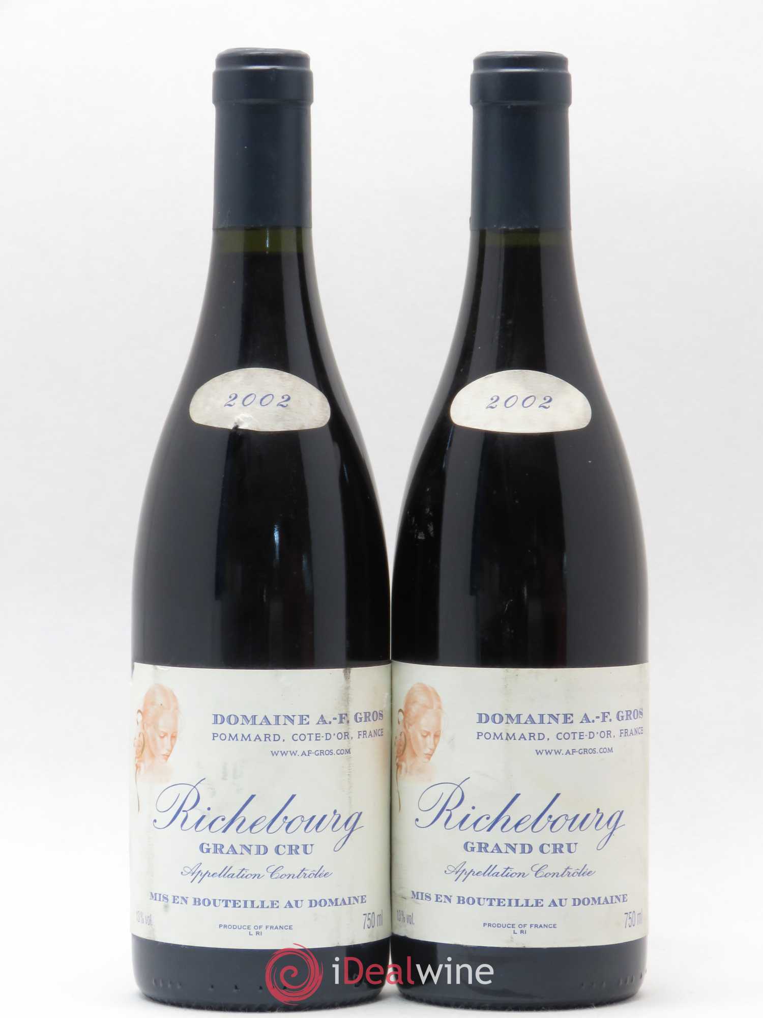 Richebourg Grand Cru A.-F. Gros 2002 - Posten von 2 Flaschen - 0