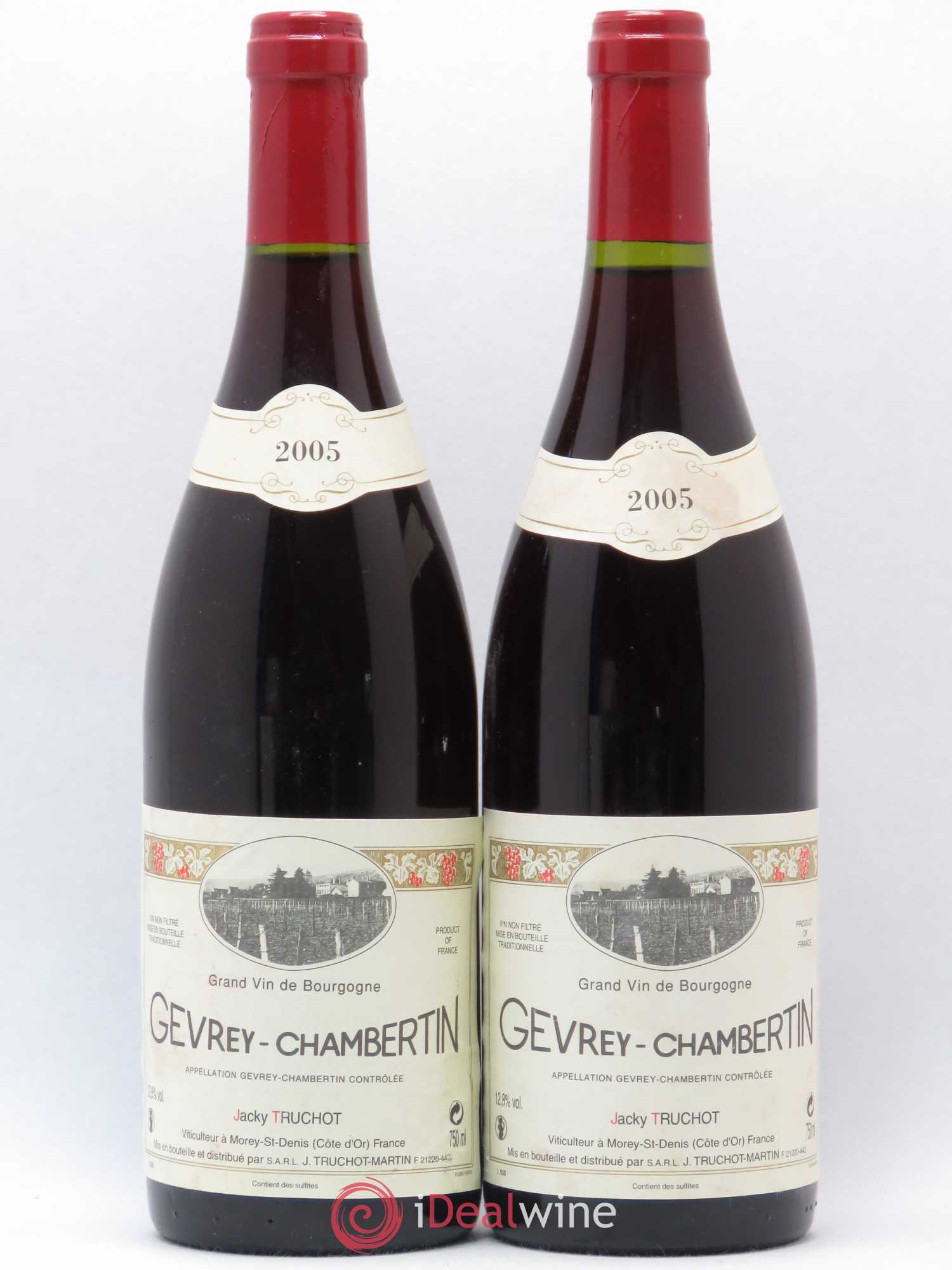 Gevrey-Chambertin Jacky Truchot 2005 - Lot de 2 bouteilles - 0