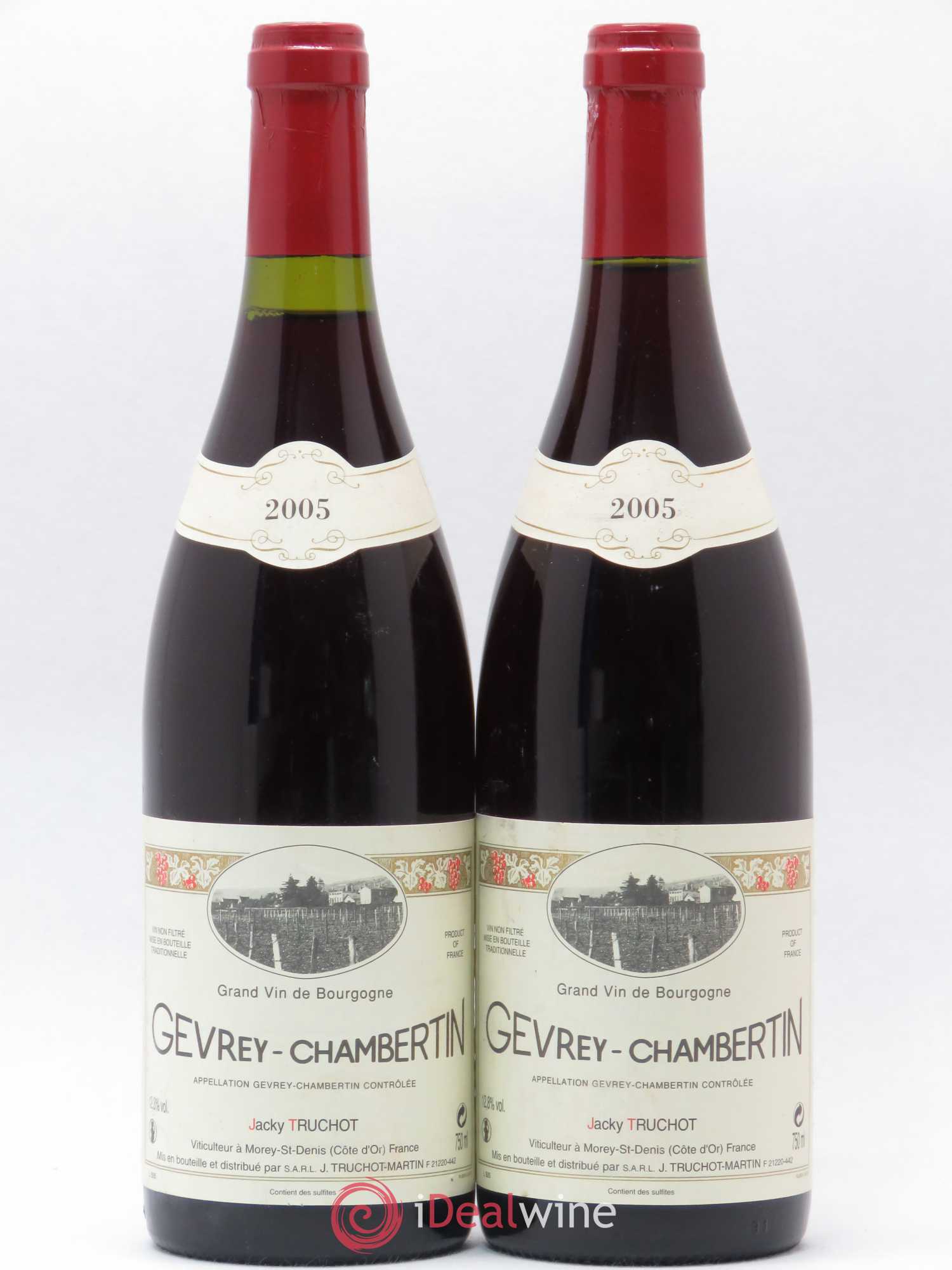 Gevrey-Chambertin Jacky Truchot 2005 - Lot de 2 bouteilles - 0