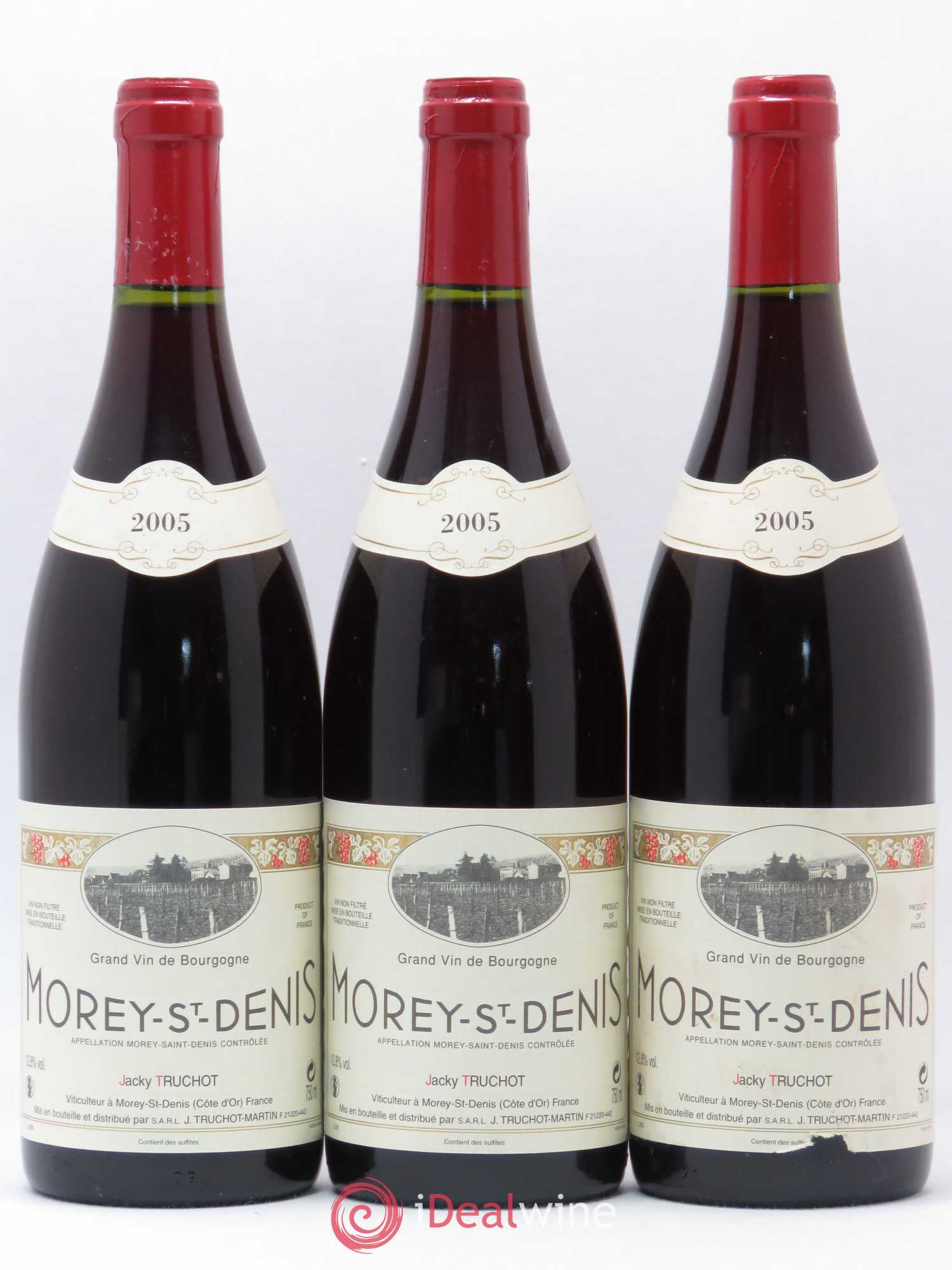 Morey-Saint-Denis Jacky Truchot 2005 - Lot de 3 bouteilles - 0
