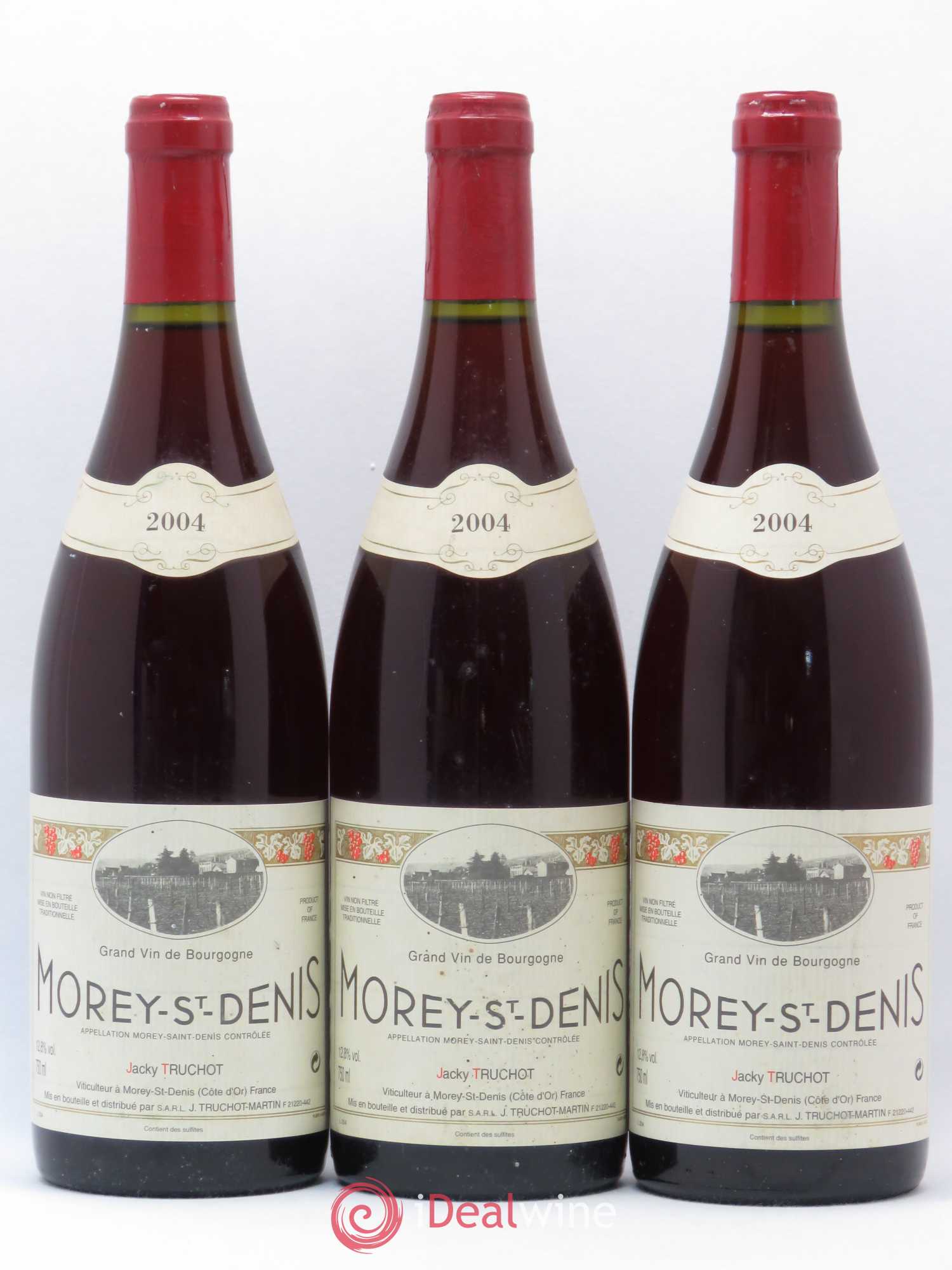 Morey-Saint-Denis Jacky Truchot 2004 - Lot de 3 bouteilles - 0