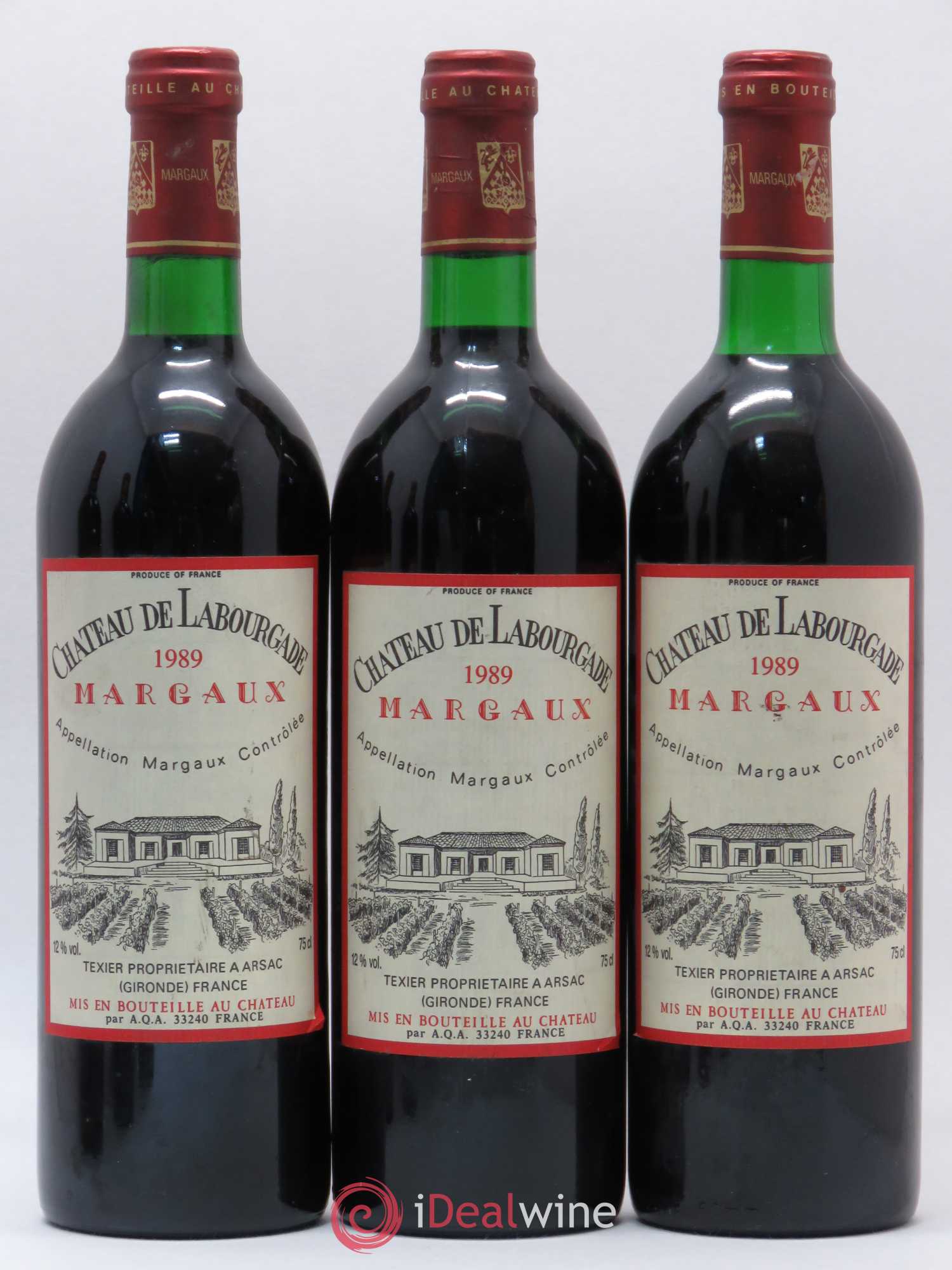 Bordeaux Château de Labourgade (sans prix de réserve) 1989 - Posten von 6 Flaschen - 2