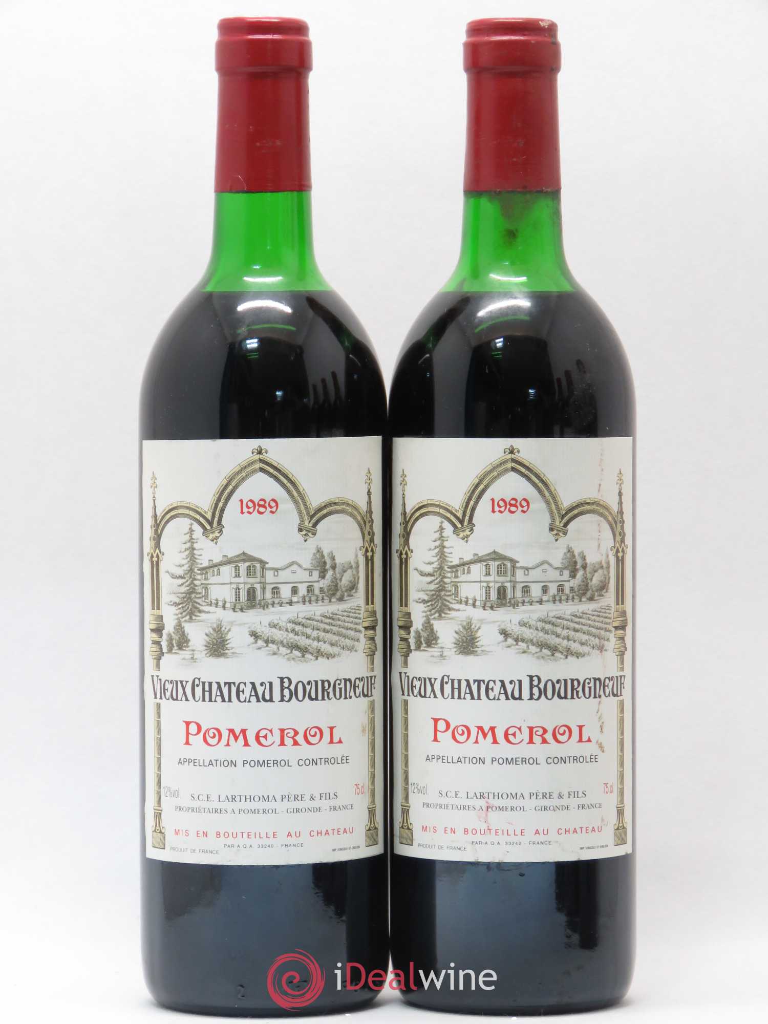 Vieux Château Bourgneuf (sans prix de réserve) 1989 - Lot de 5 bouteilles - 2