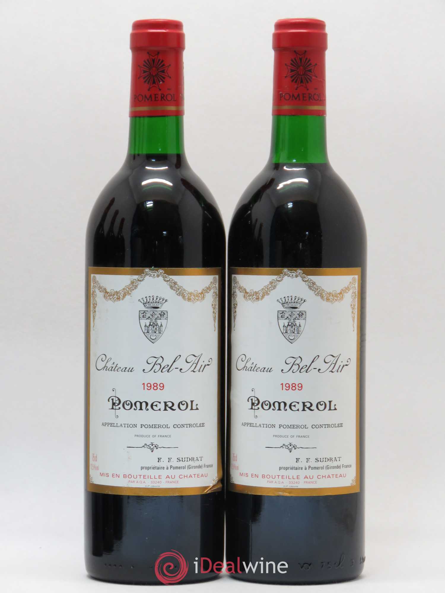 Château Bel Air 1989 - Lot de 5 bouteilles - 2