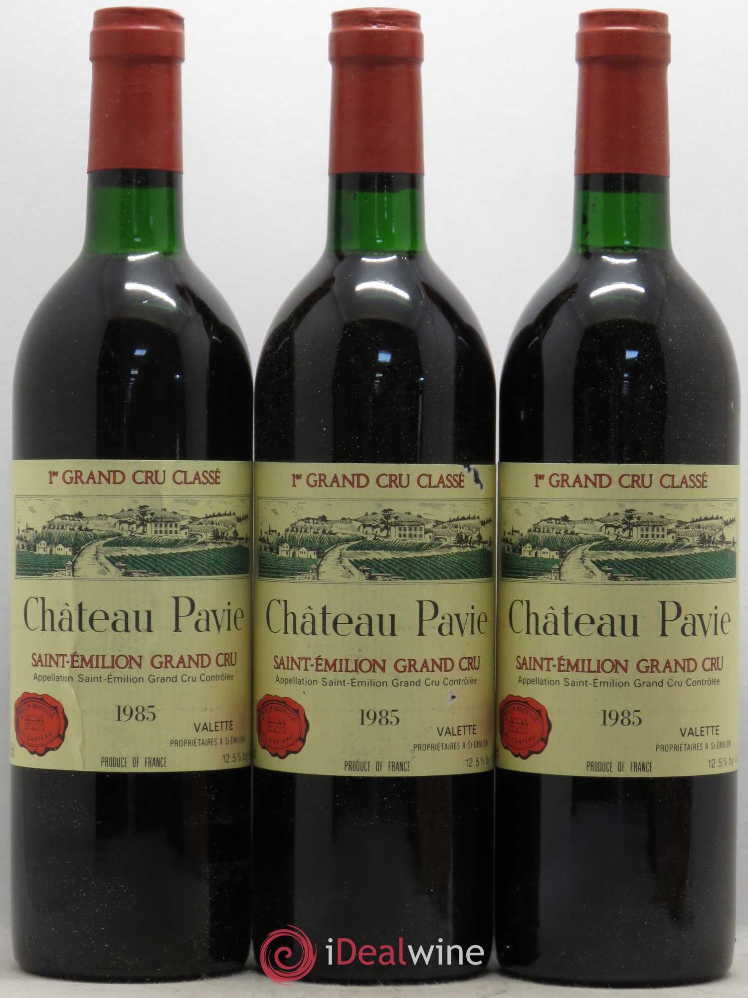 Château Pavie 1er Grand Cru Classé A 1985 - Lot de 6 bouteilles - 1
