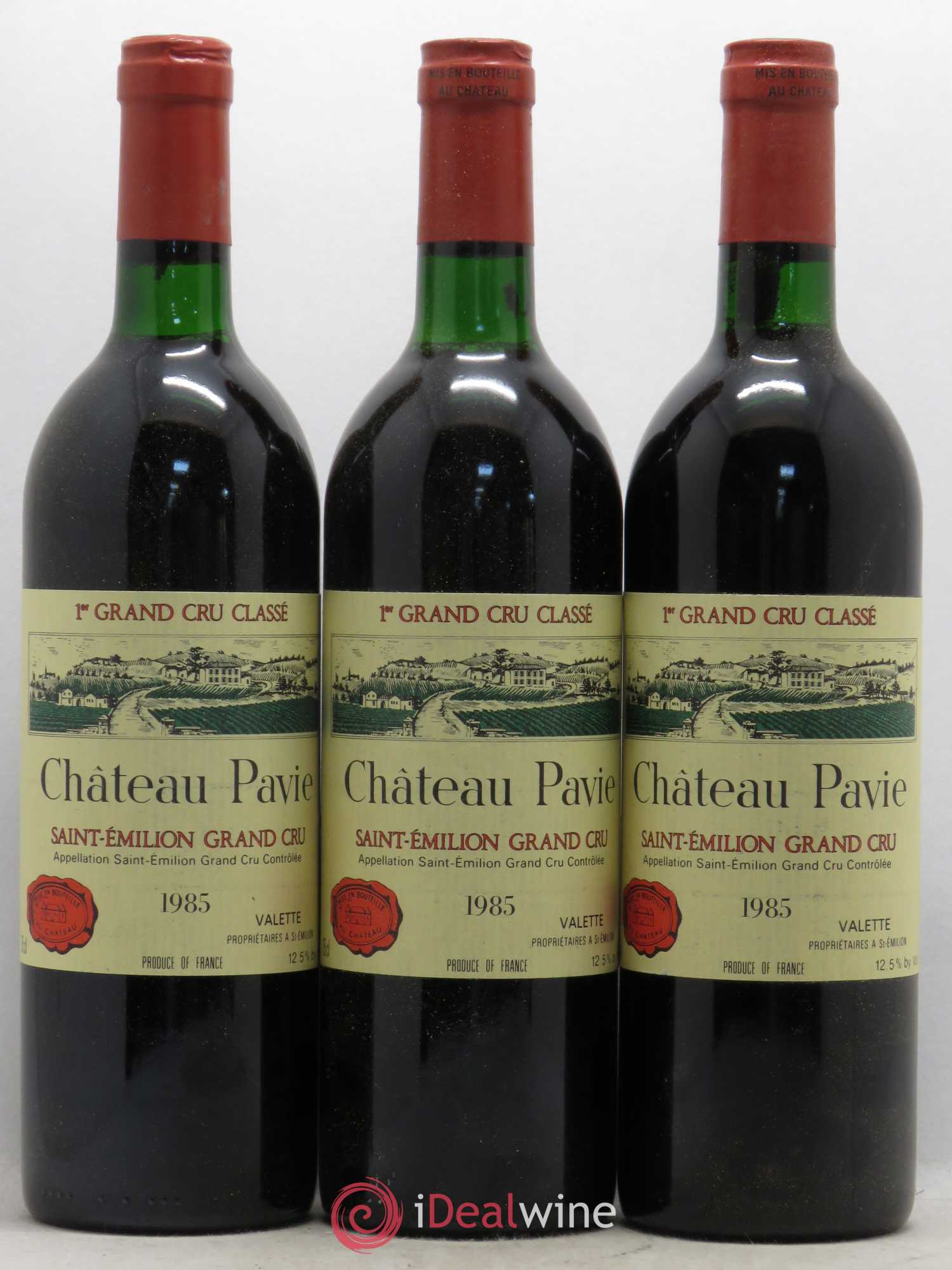 Château Pavie 1er Grand Cru Classé A 1985 - Lot de 6 bouteilles - 1