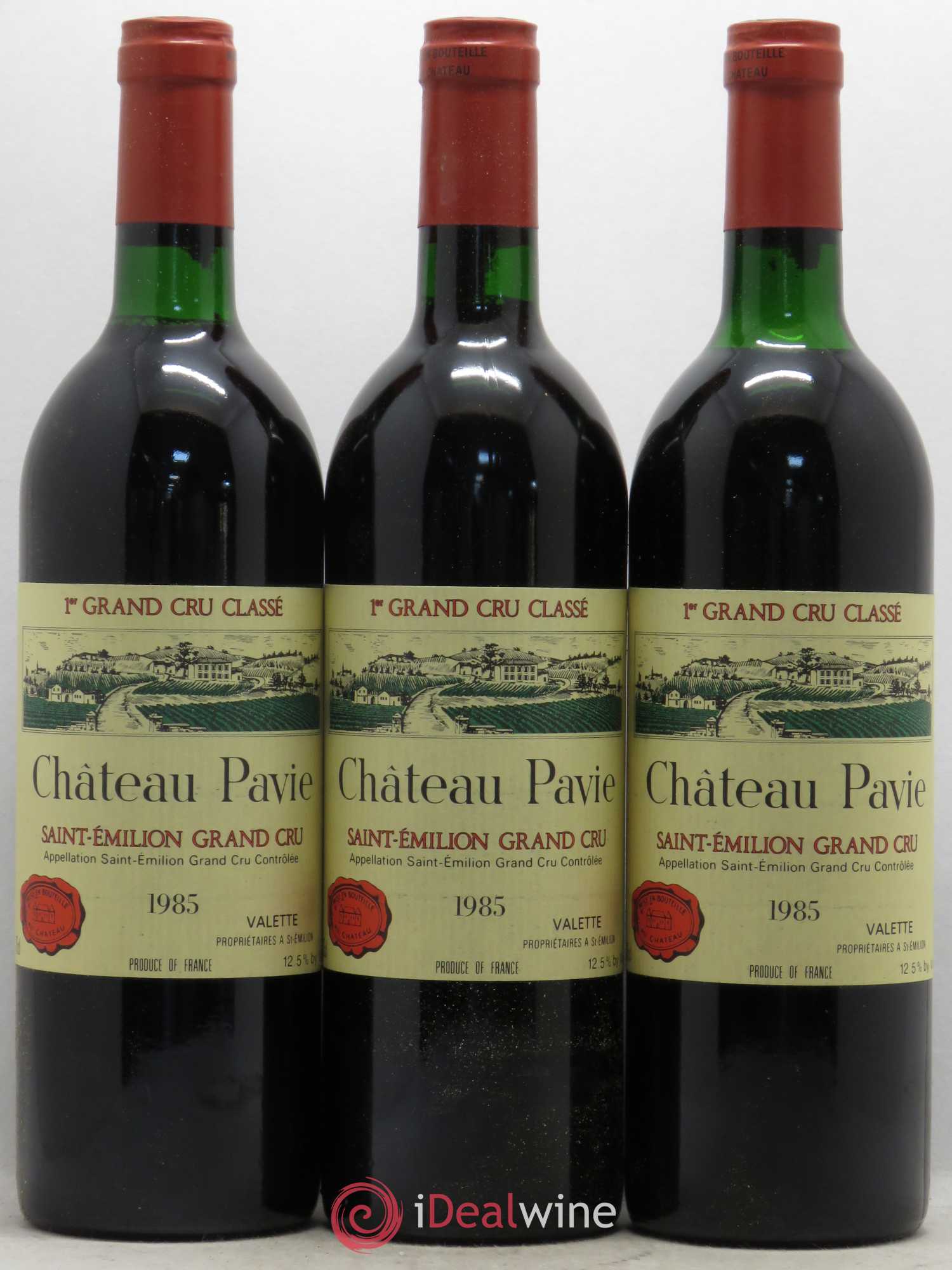 Château Pavie 1er Grand Cru Classé A 1985 - Lot de 6 bouteilles - 1