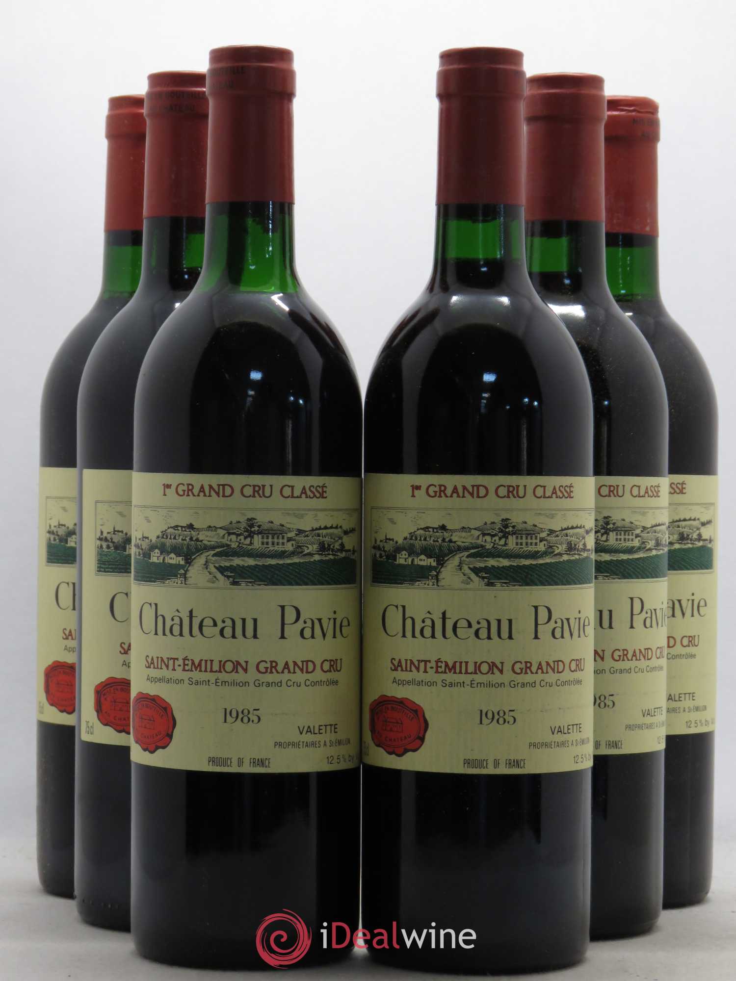 Château Pavie 1er Grand Cru Classé A 1985 - Lot de 6 bouteilles - 0