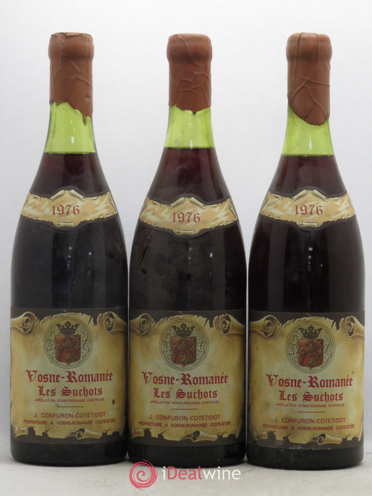 Vosne-Romanée 1er Cru Les Suchots Confuron-Cotetidot 1976 - Lot de 3 bouteilles - 0