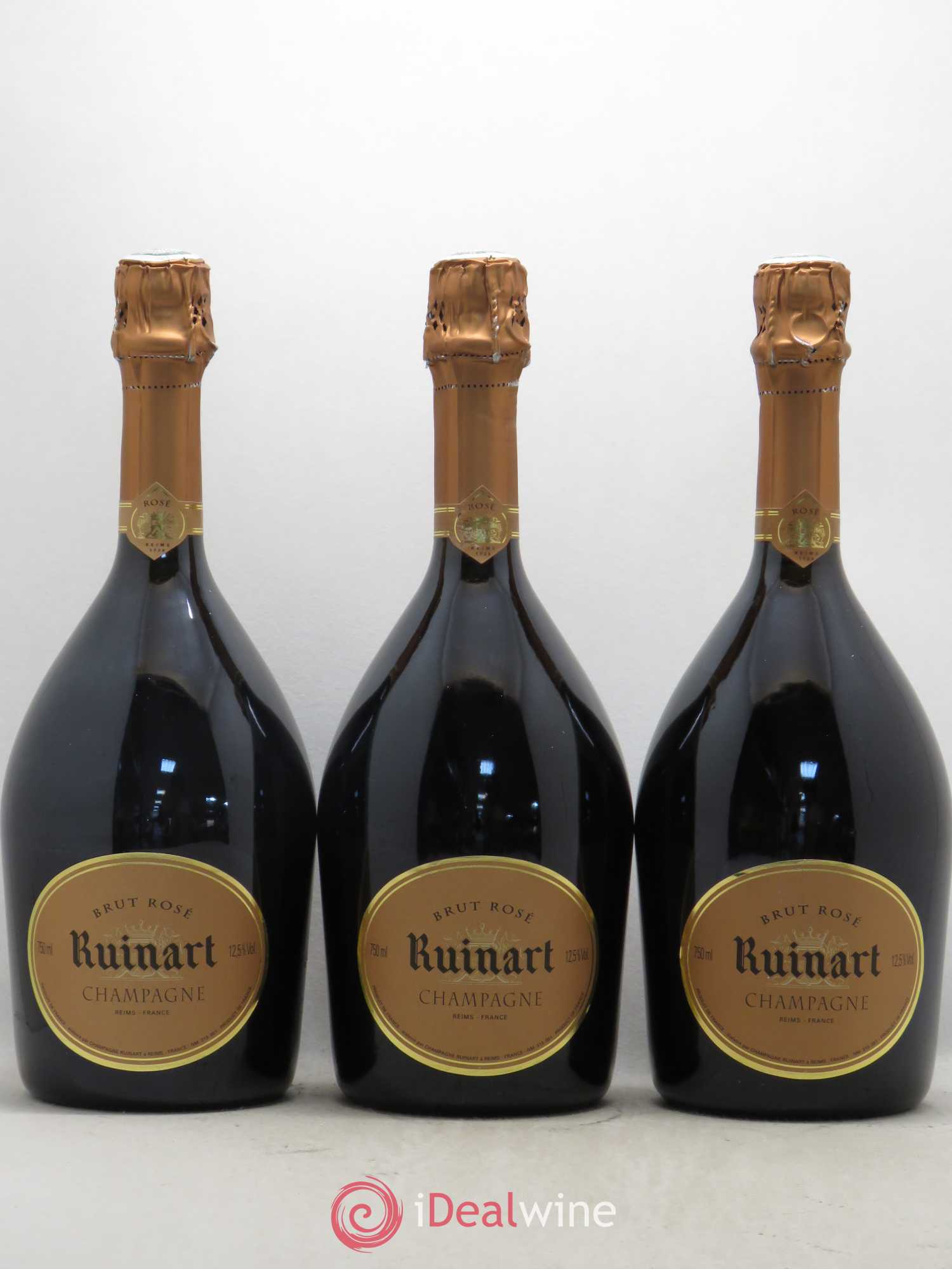 Champagne - R de Ruinart Brut Rosé - Lot de 3 bouteilles - 0