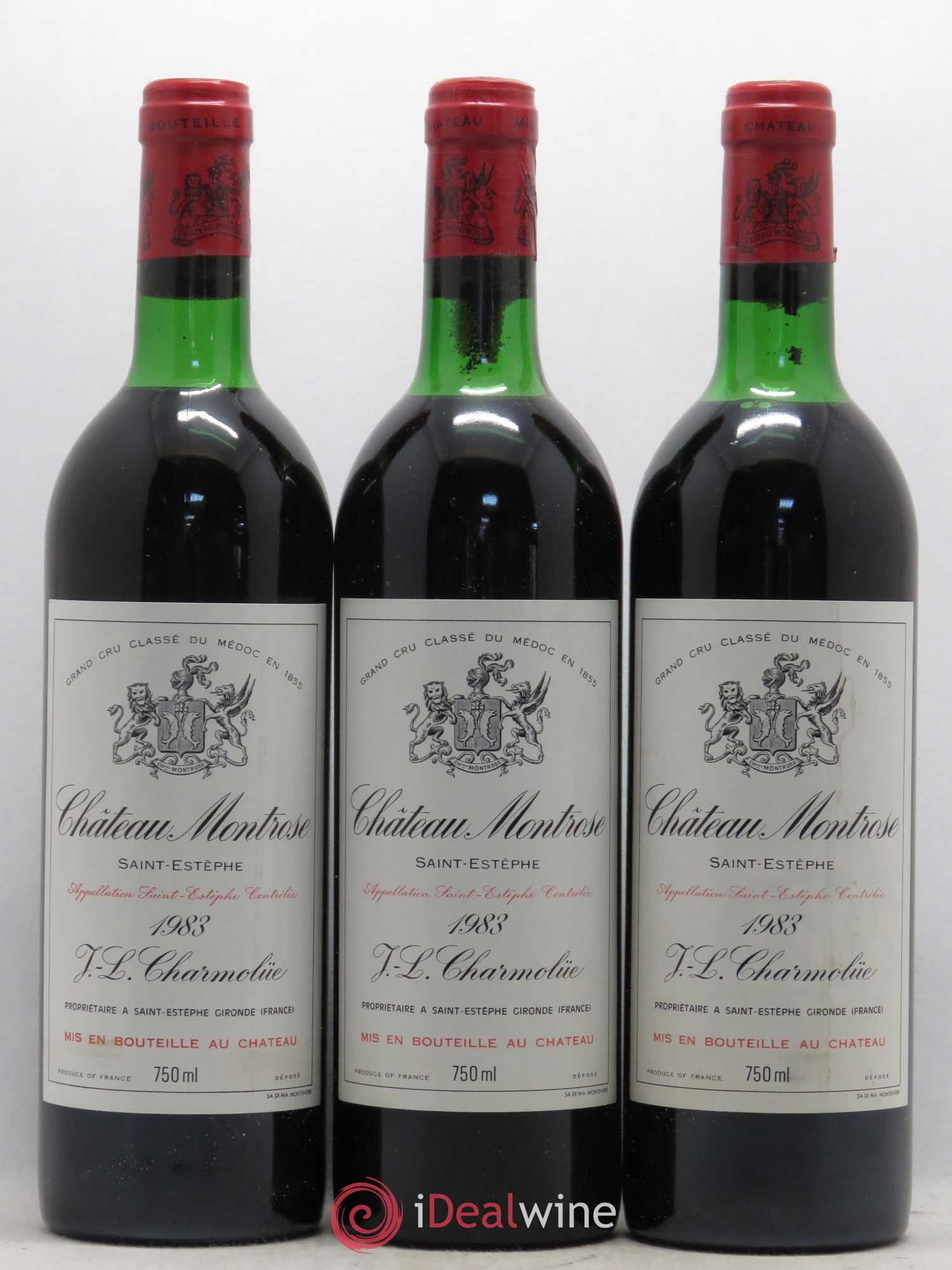 Château Montrose 2ème Grand Cru Classé 1983 - Lot de 12 bouteilles - 1