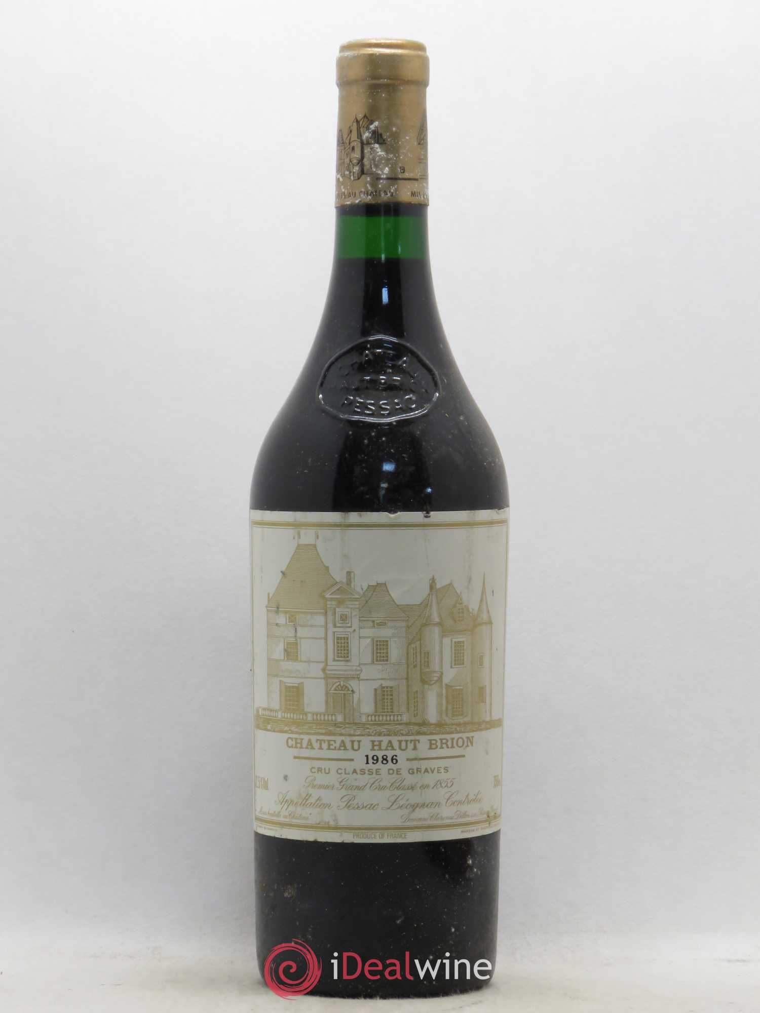 Château Haut Brion 1er Grand Cru Classé 1986 - Lot de 1 bouteille - 0