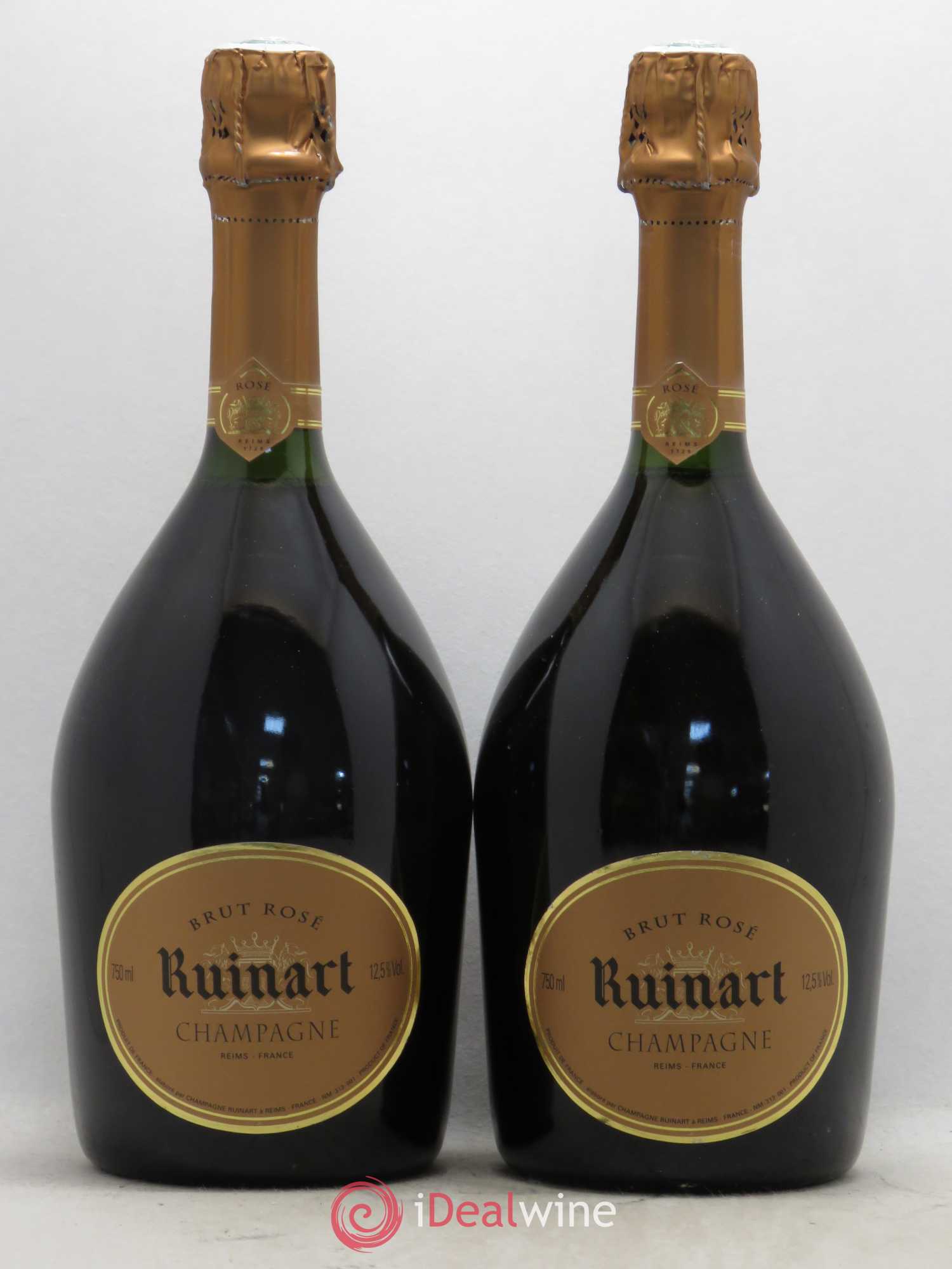 Champagne - R de Ruinart Brut Rosé - Lot de 2 bouteilles - 0