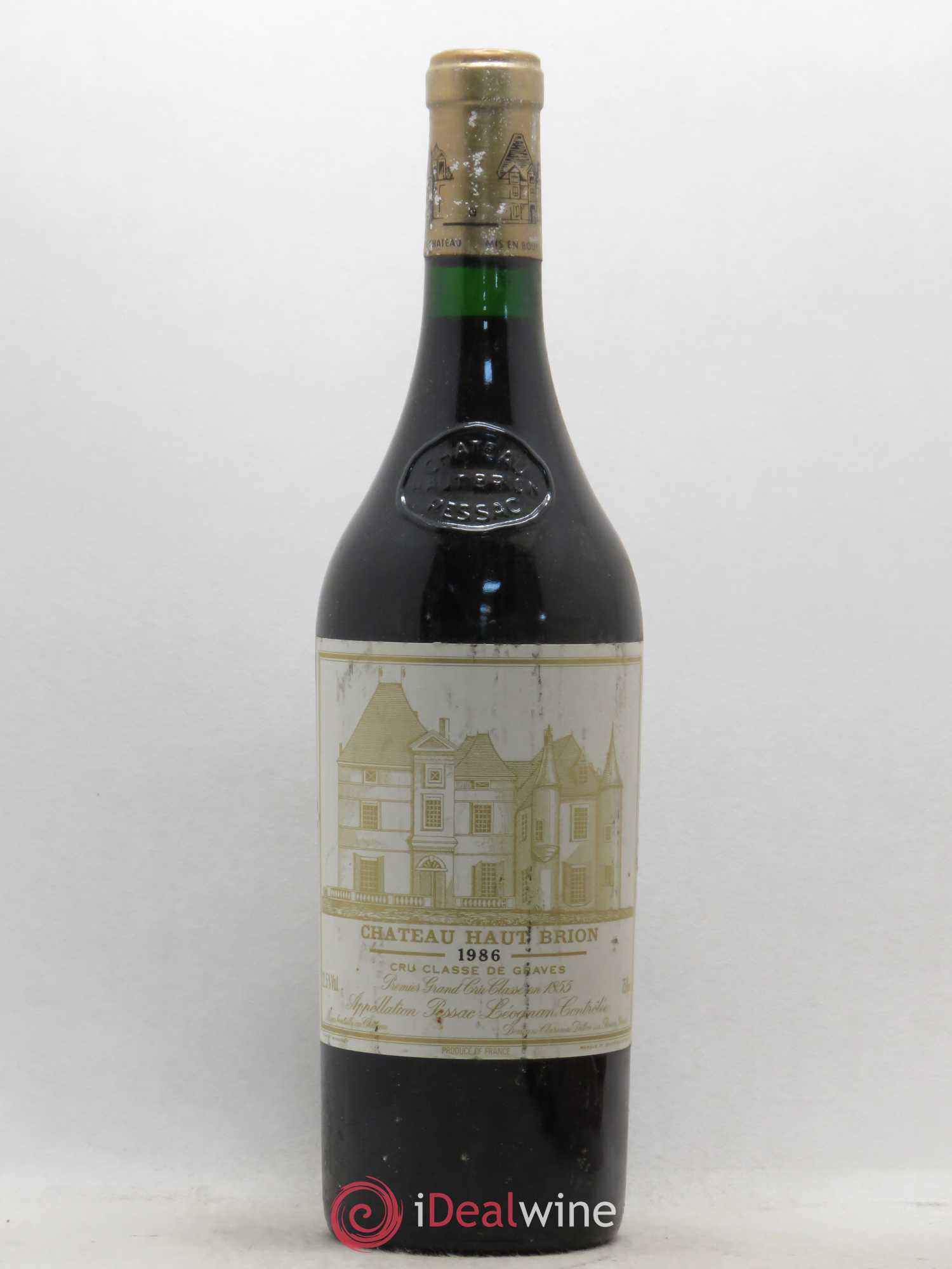 Château Haut Brion 1er Grand Cru Classé 1986 - Lot de 1 bouteille - 0