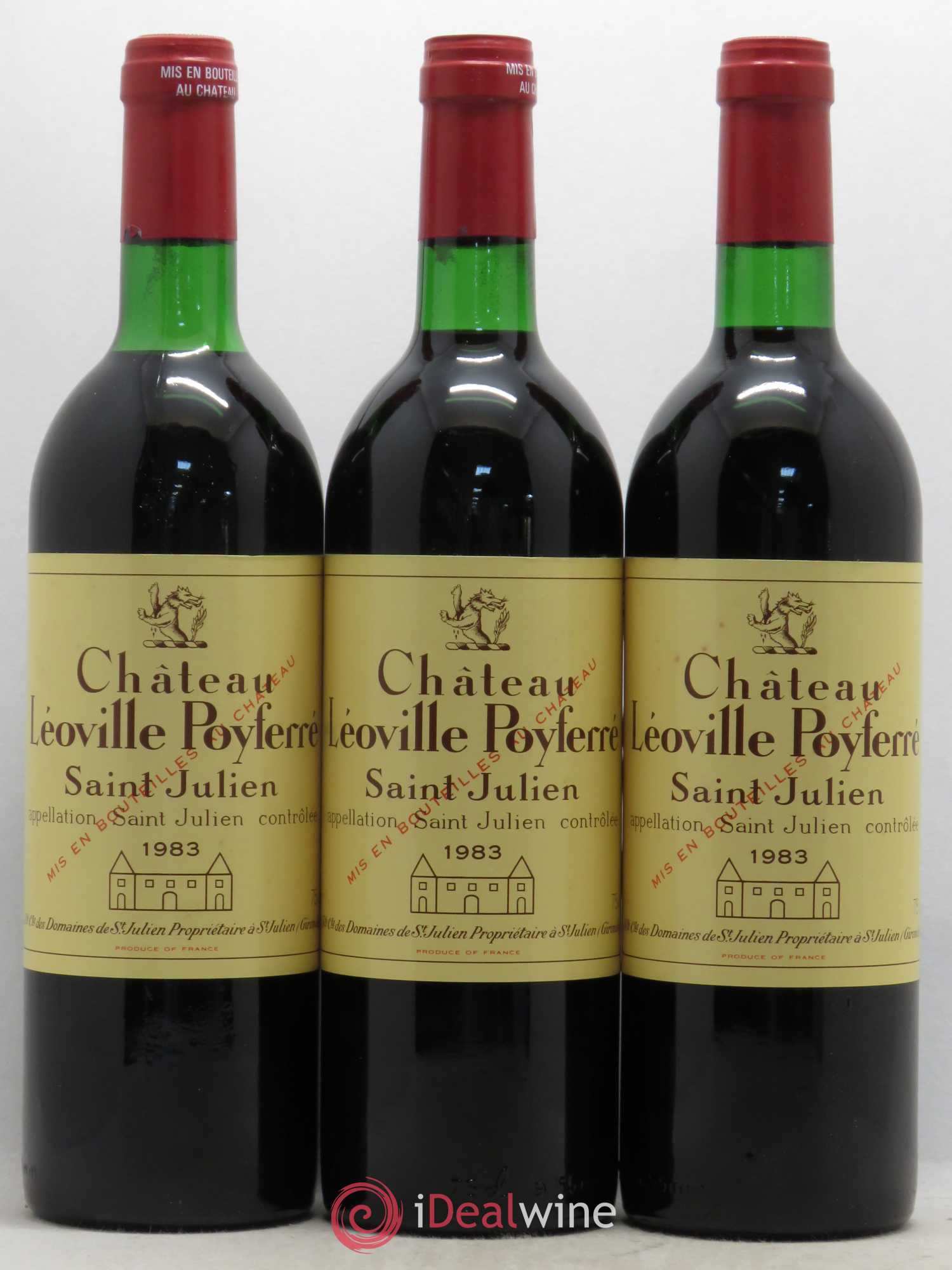 Château Léoville Poyferré 2ème Grand Cru Classé 1983 - Lot de 12 bouteilles - 2