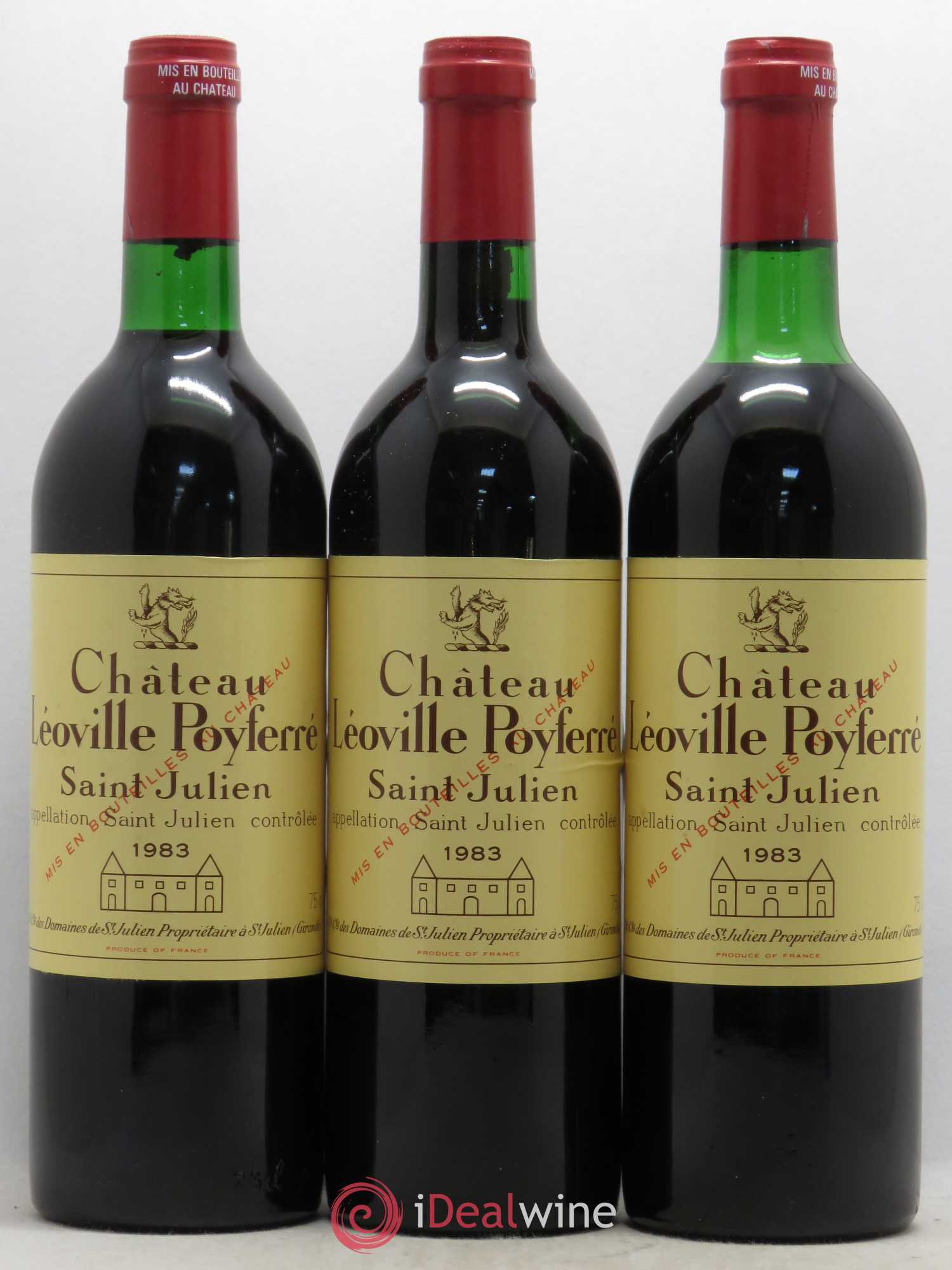 Château Léoville Poyferré 2ème Grand Cru Classé 1983 - Lot de 12 bouteilles - 3