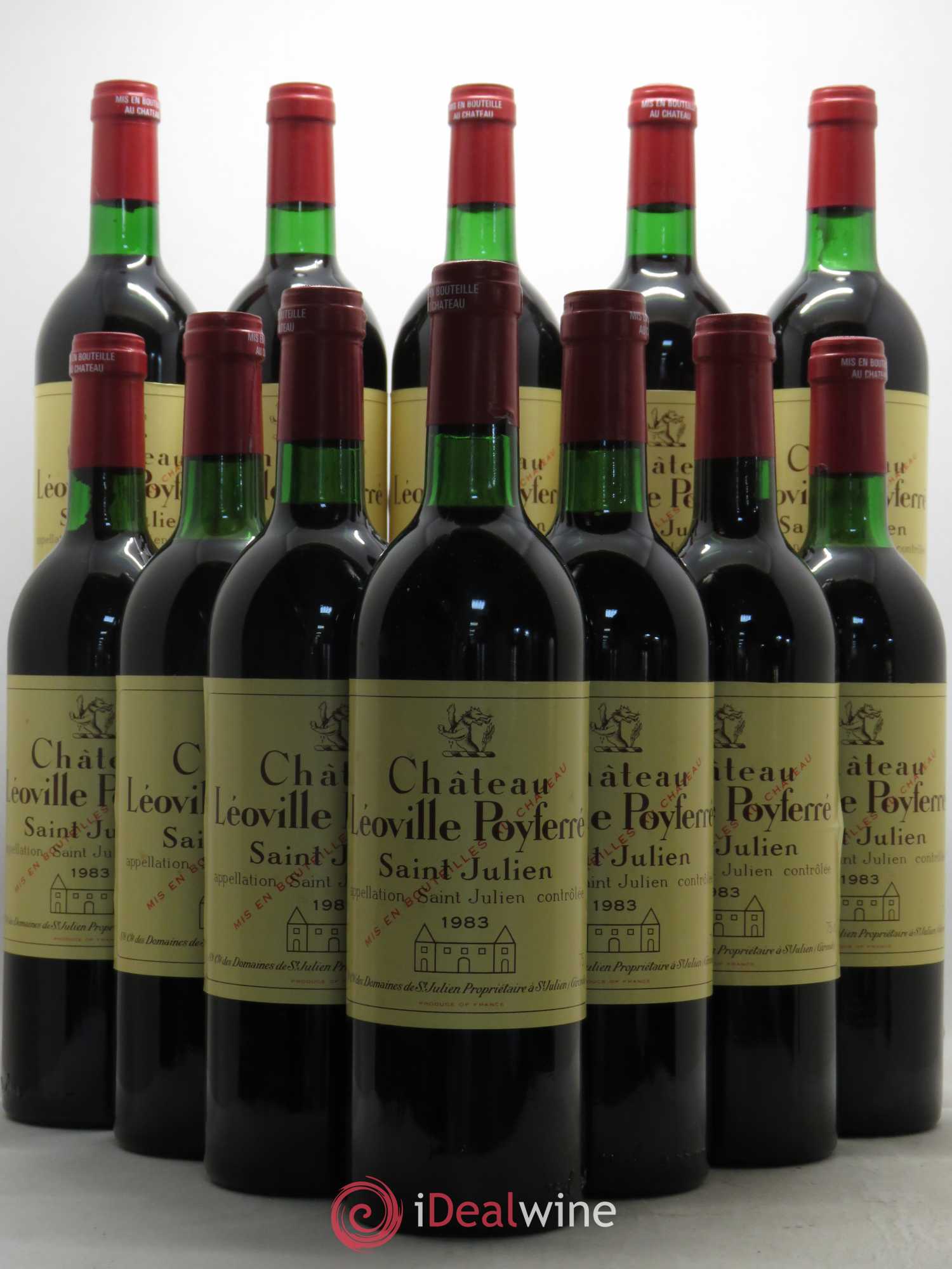 Château Léoville Poyferré 2ème Grand Cru Classé 1983 - Lot de 12 bouteilles - 0