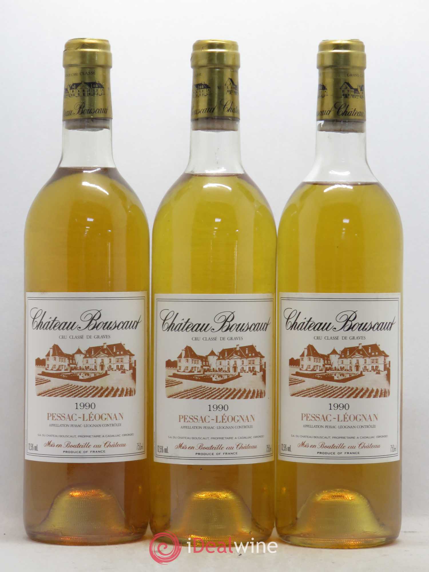 Château Bouscaut Cru Classé de Graves 1990 - Lot de 12 bouteilles - 3