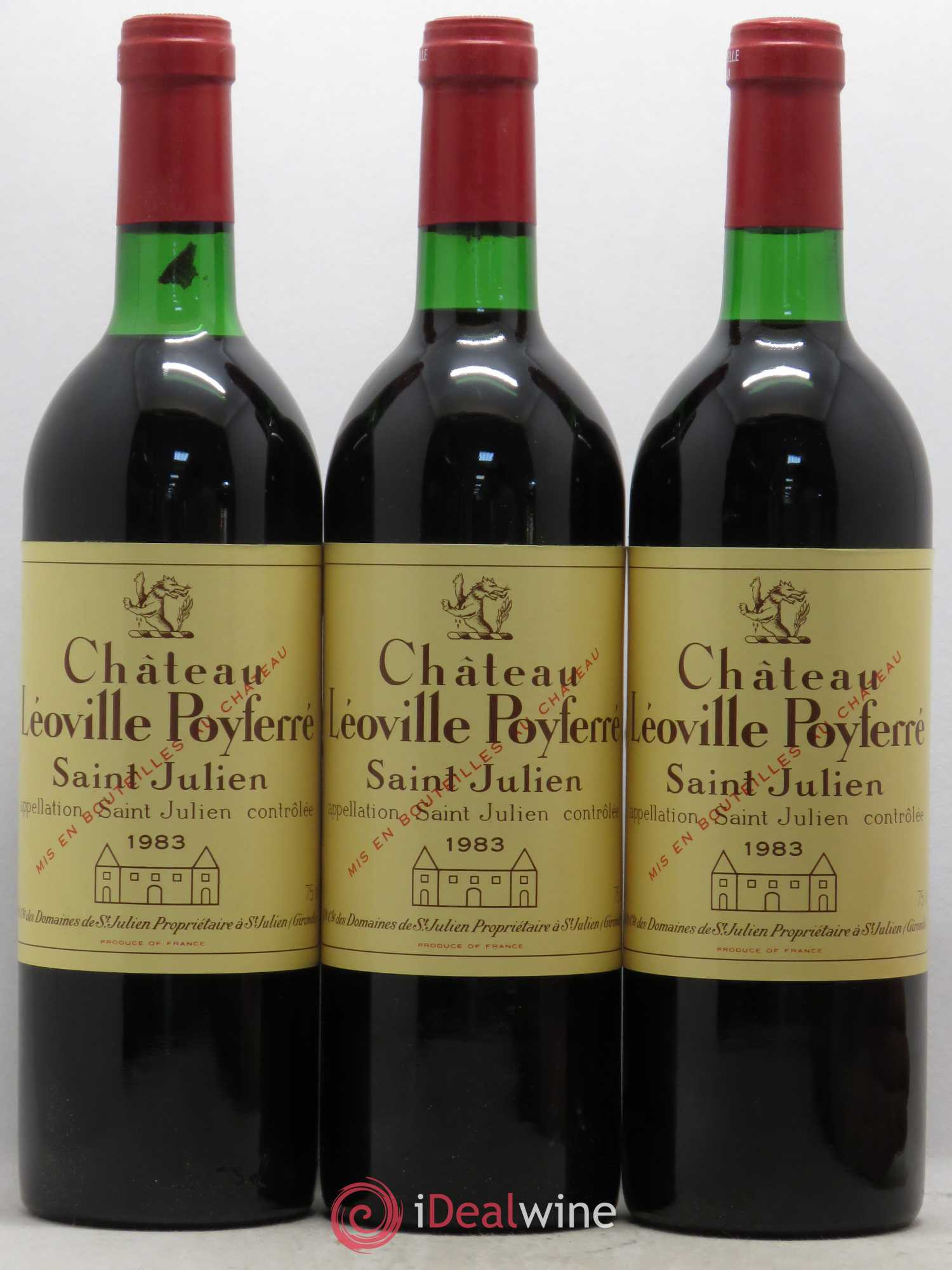 Château Léoville Poyferré 2ème Grand Cru Classé 1983 - Lot de 12 bouteilles - 2