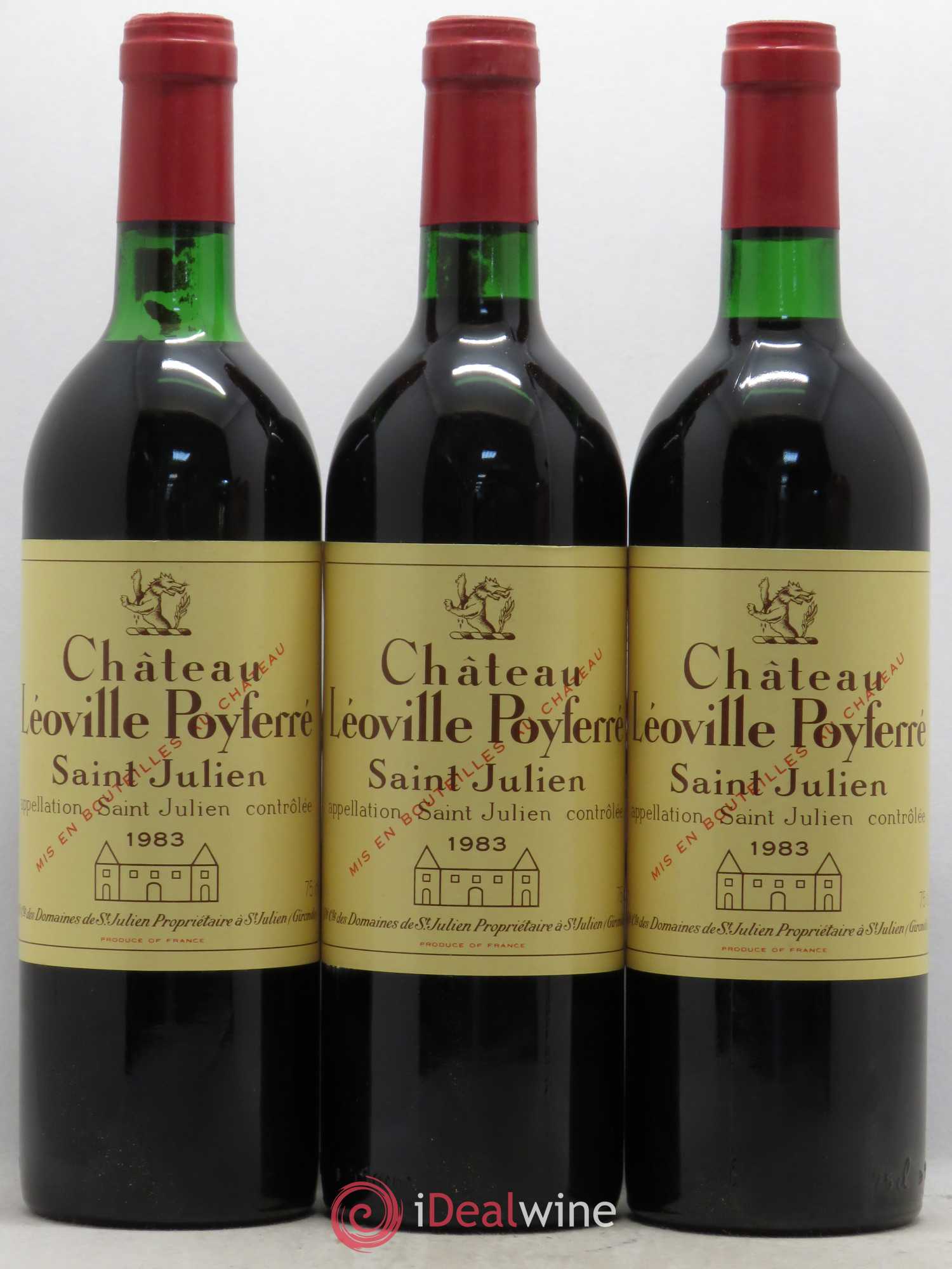 Château Léoville Poyferré 2ème Grand Cru Classé 1983 - Lot de 12 bouteilles - 3