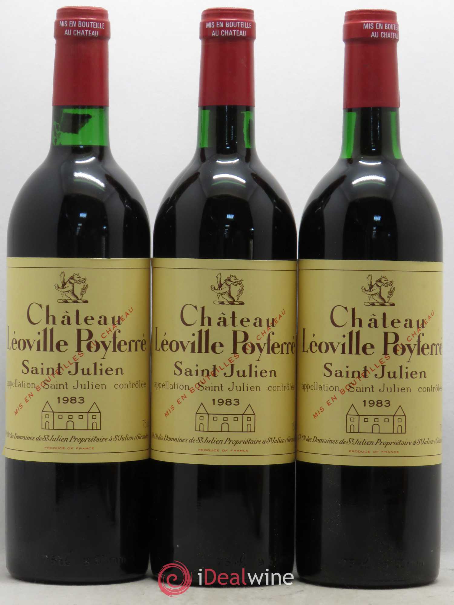 Château Léoville Poyferré 2ème Grand Cru Classé 1983 - Lot de 12 bouteilles - 4
