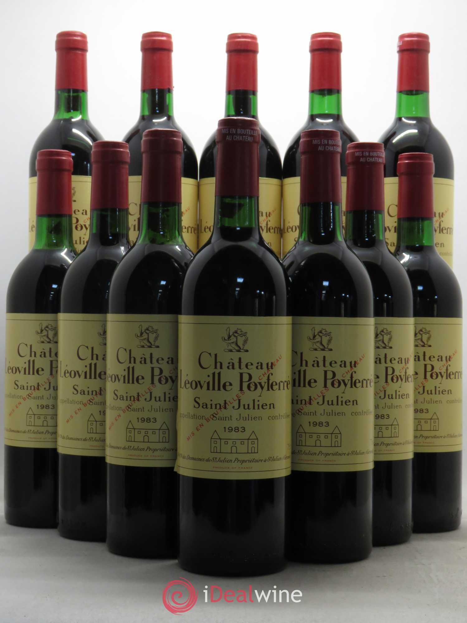 Château Léoville Poyferré 2ème Grand Cru Classé 1983 - Lot de 12 bouteilles - 0